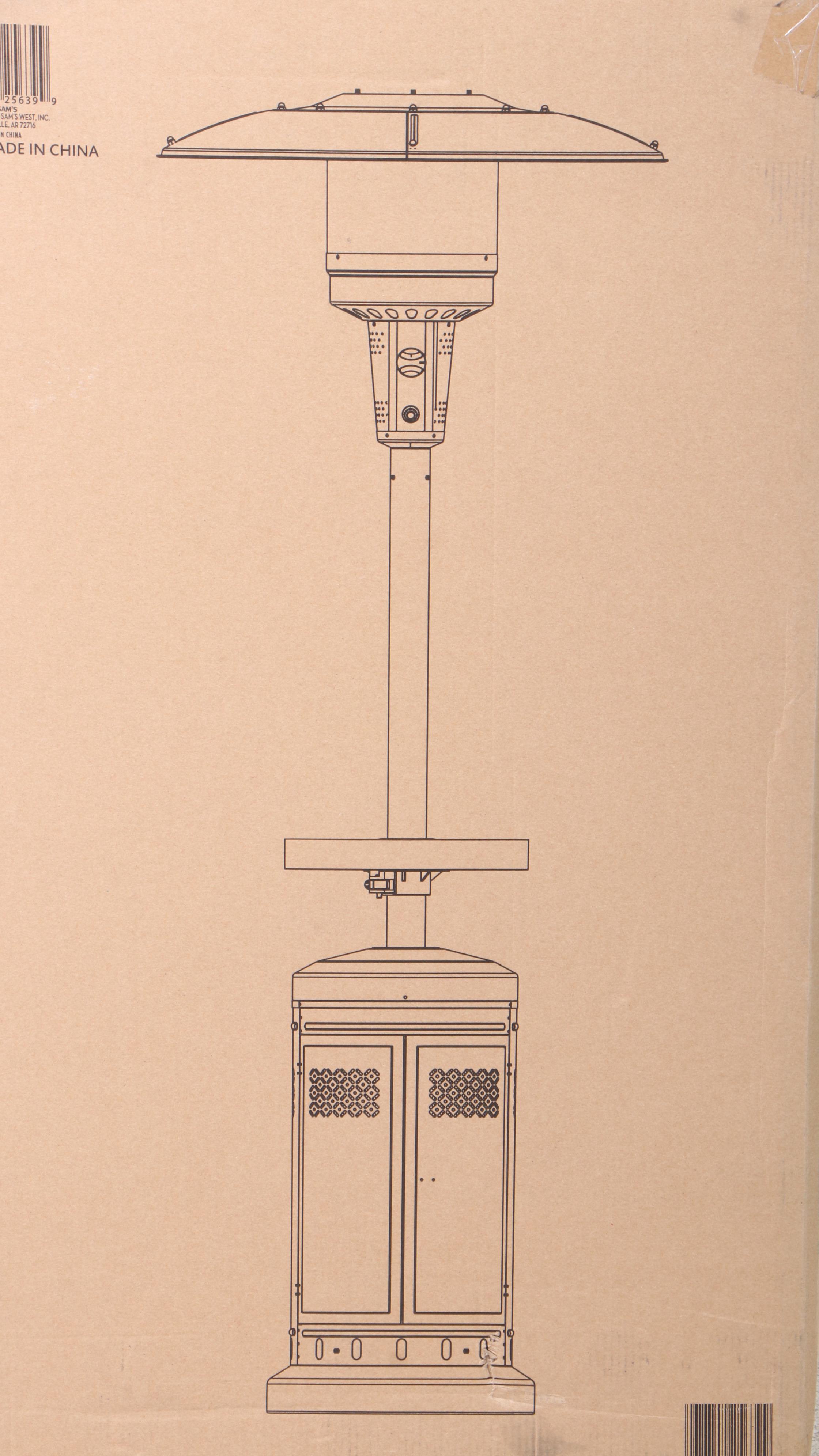 Member's Mark Patio Heater with LED Table EBTH