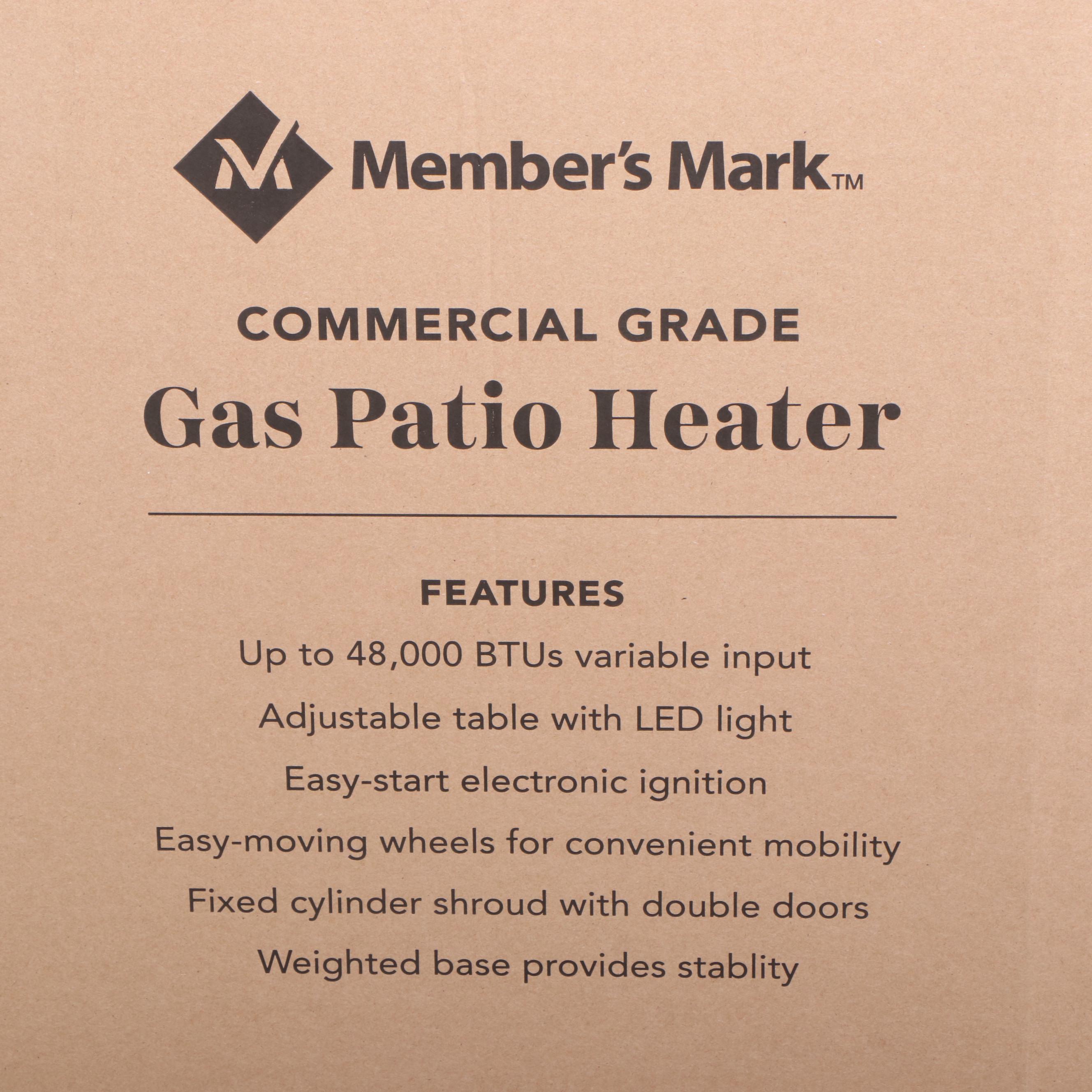 Member's Mark Patio Heater with LED Table EBTH