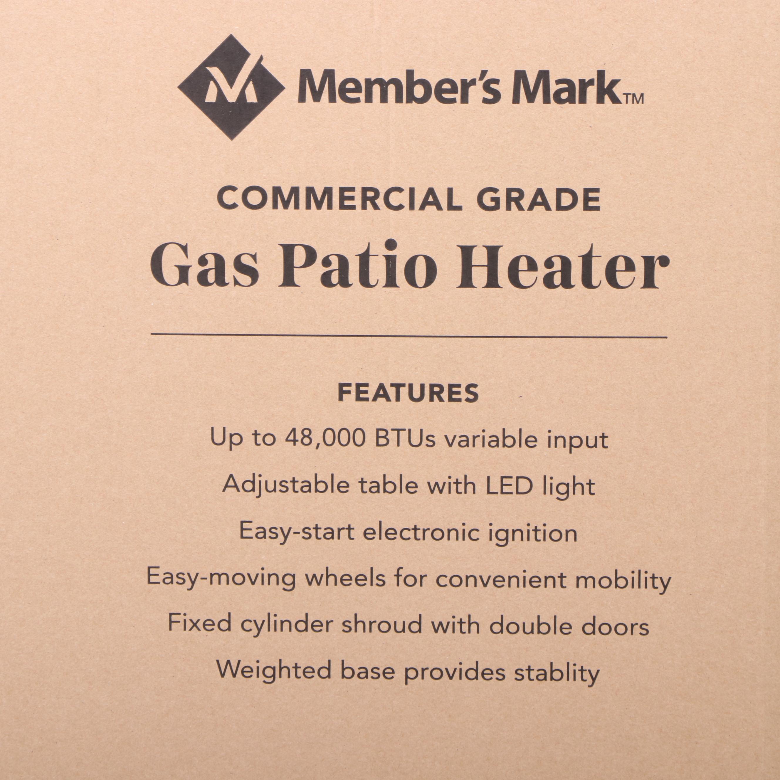 Member's Mark Patio Heater with LED Table EBTH