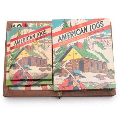 Halsam American Logs No. 85 and Other Toy Construction Sets