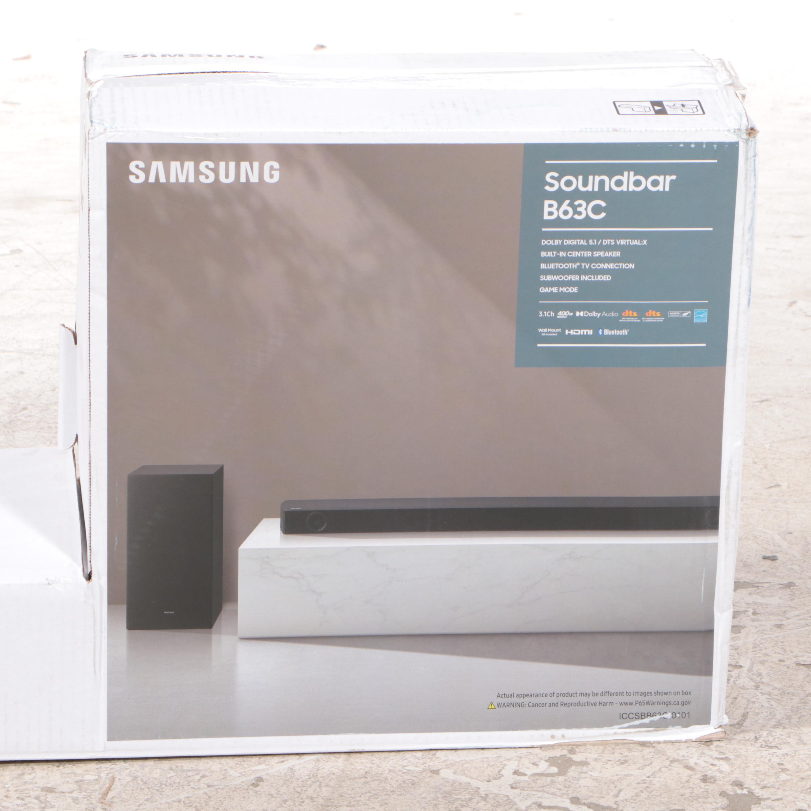 Samsung B63C Bluetooth Soundbar With Subwoofer EBTH