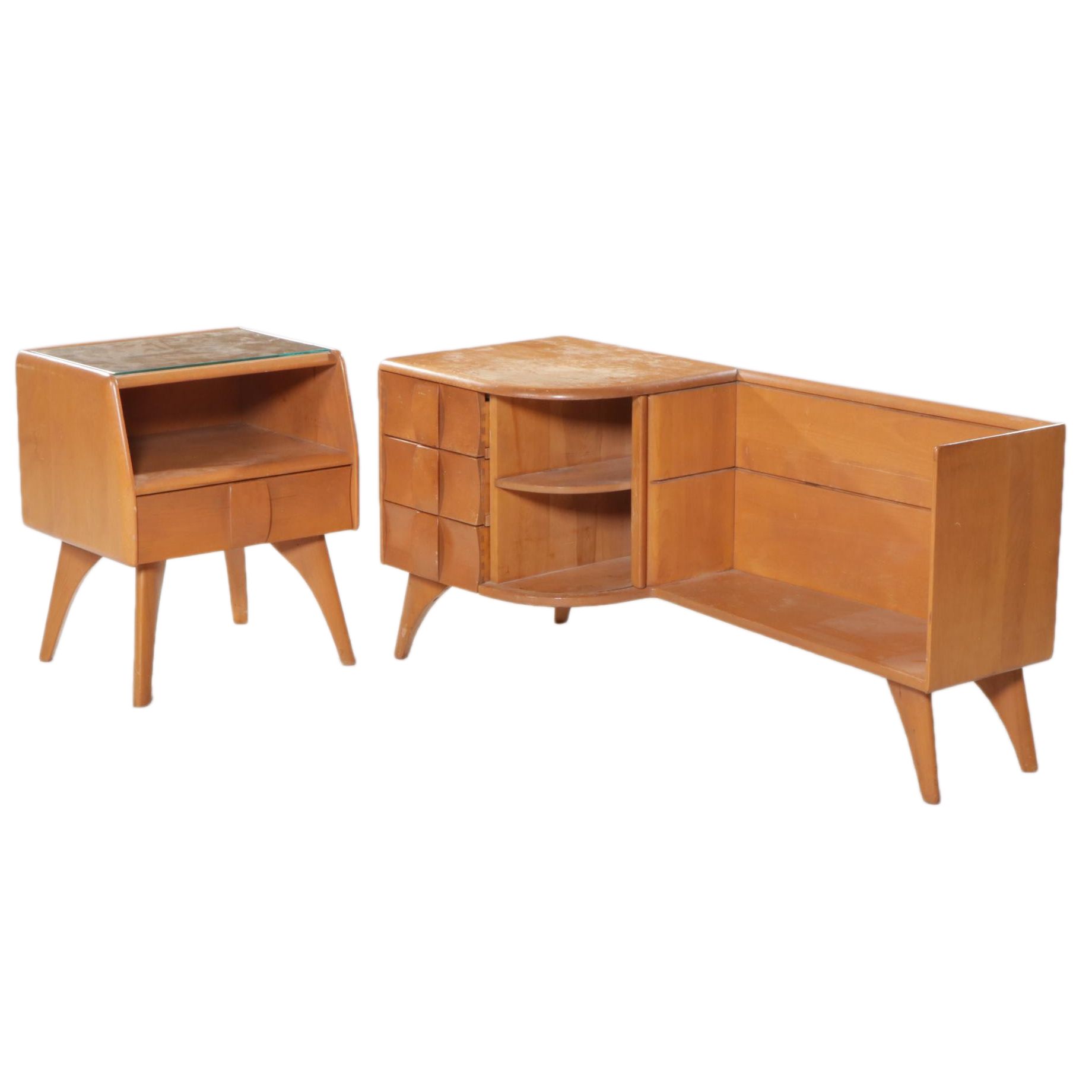 HeywoodWakefield "Kohinoor" Mid Century Modern Vanity Table and