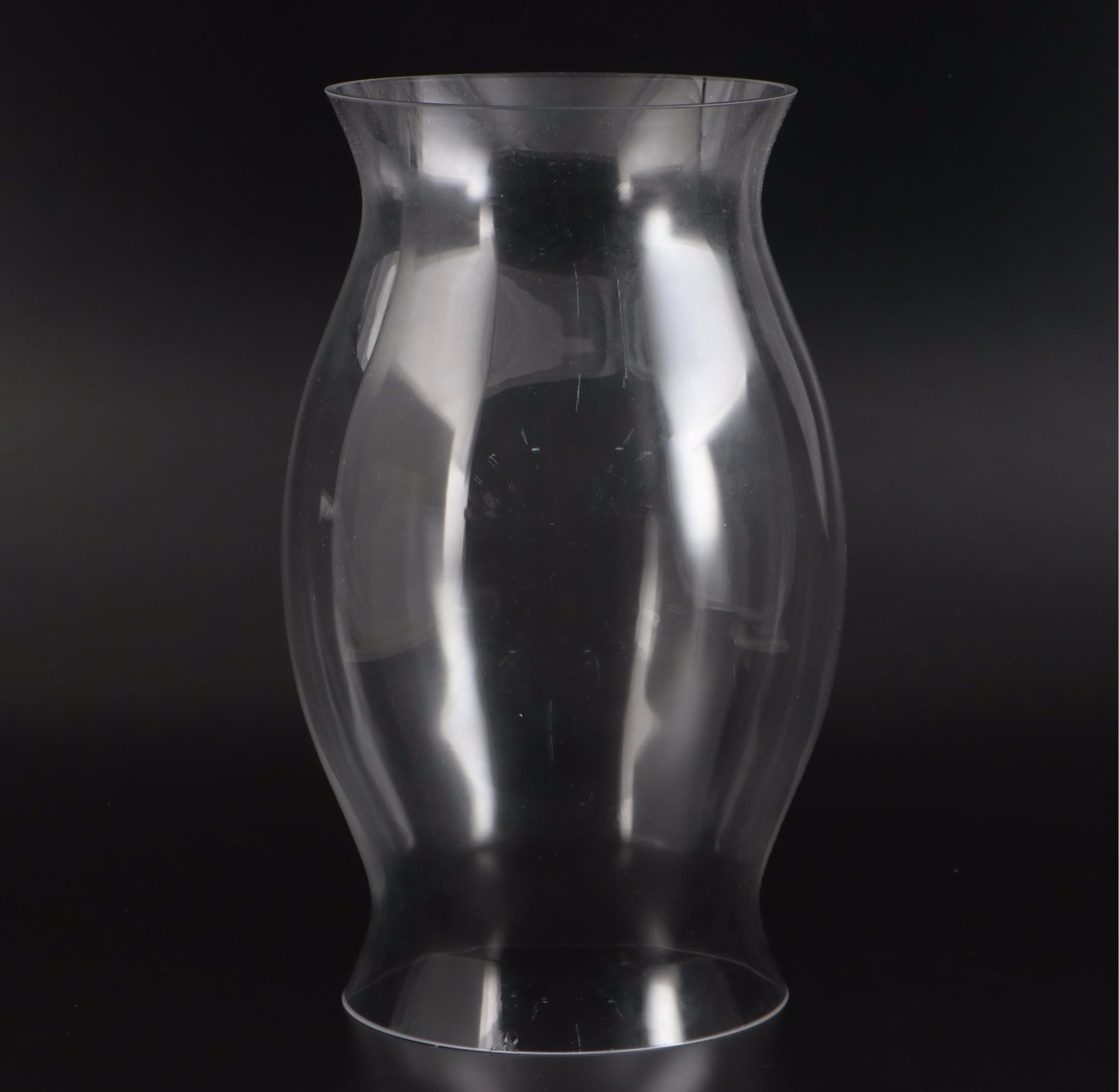 Simon Pearce "Revere" Glass Hurricane with Pillar Candle and More EBTH