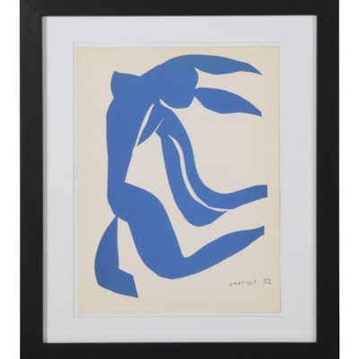 Lithograph After Henri Matisse From "Les Grandes Gouaches Découpées," 1961