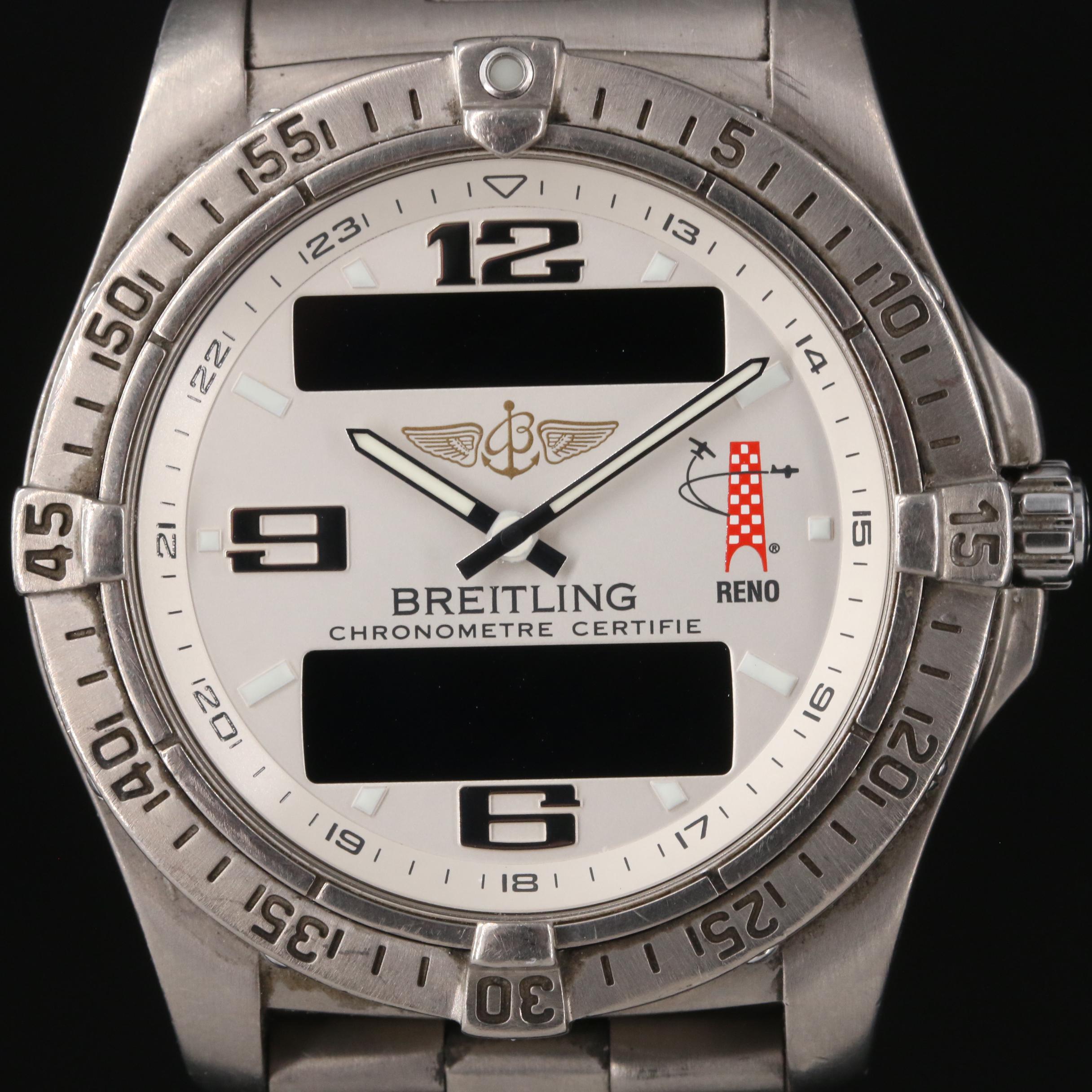 Breitling Reno Air Race Aerospace Titanium Wristwatch EBTH