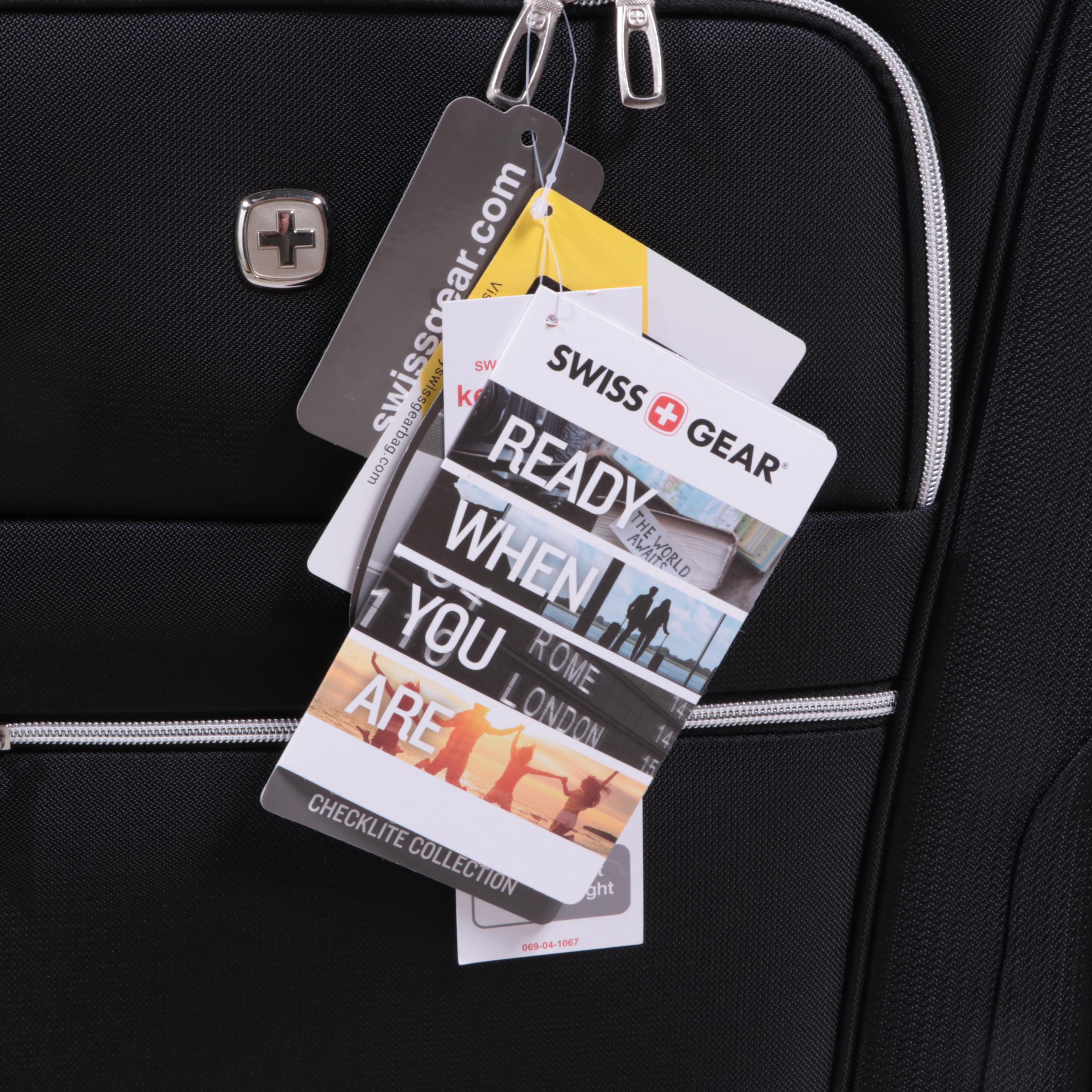 Swissgear Checklite 29" Upright Softside Large Checked Suitcase in