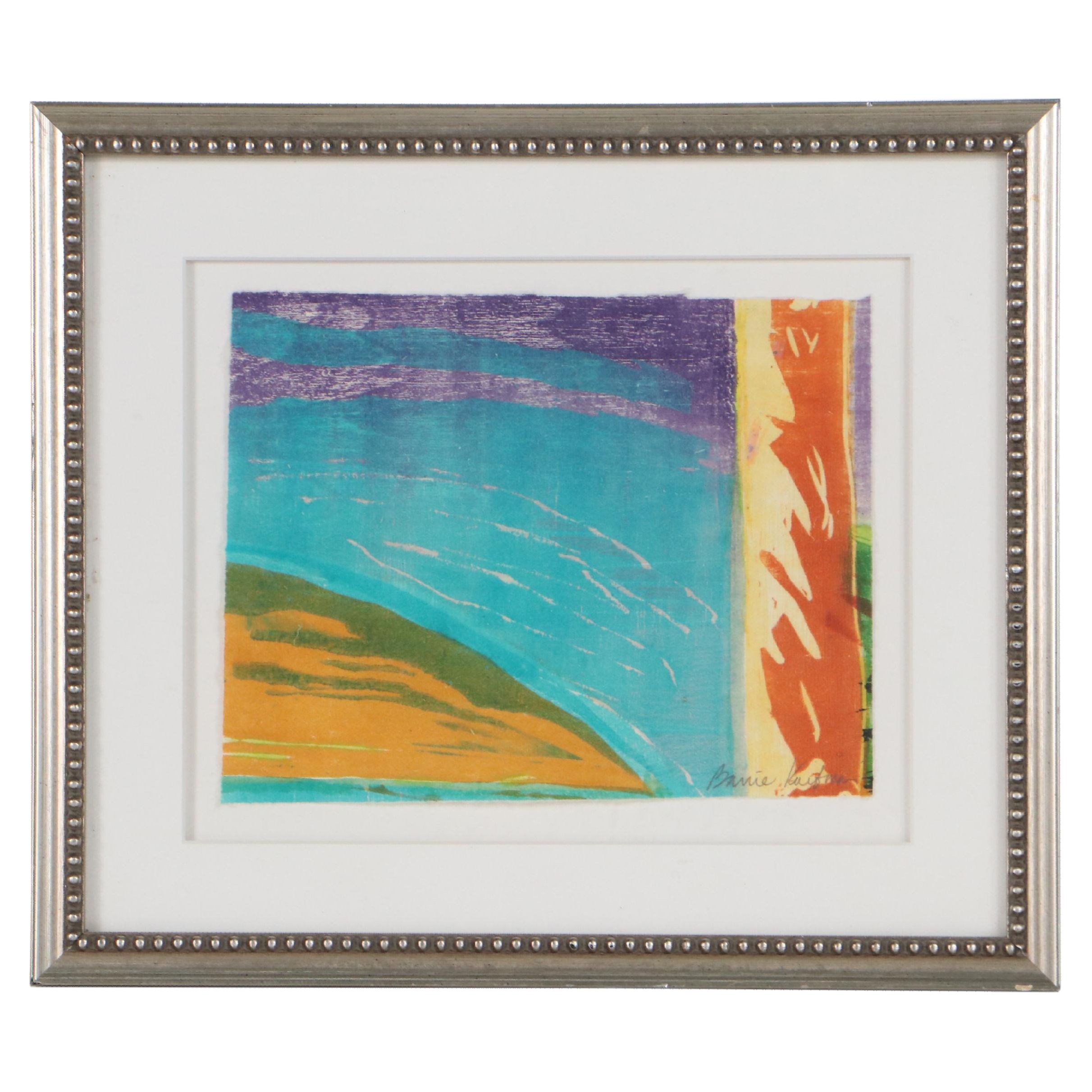 Barrie Kaufman Abstract Monoprint, 21st Century EBTH