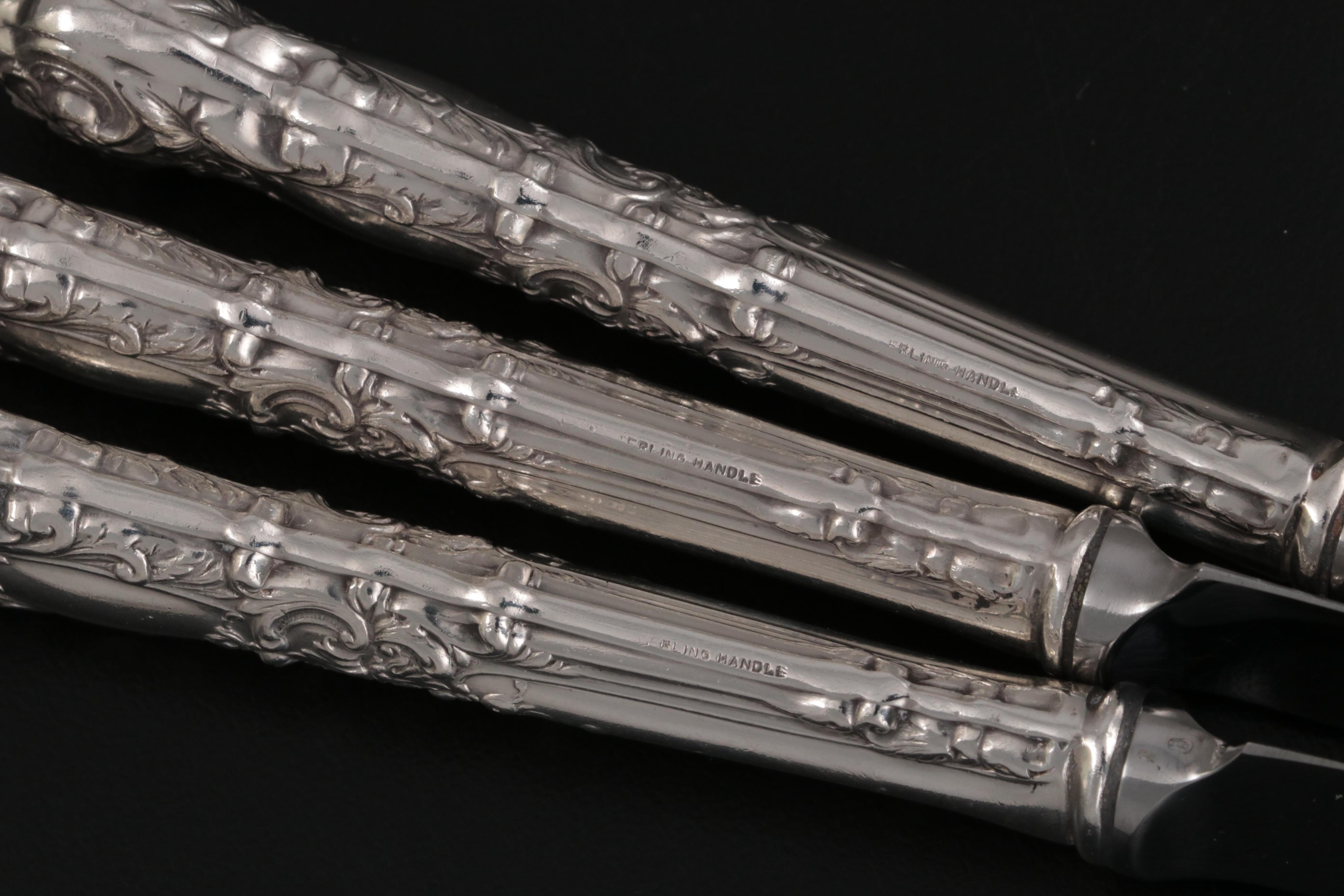 Reed & Barton "French Renaissance" Sterling Silver Flatware and Serving