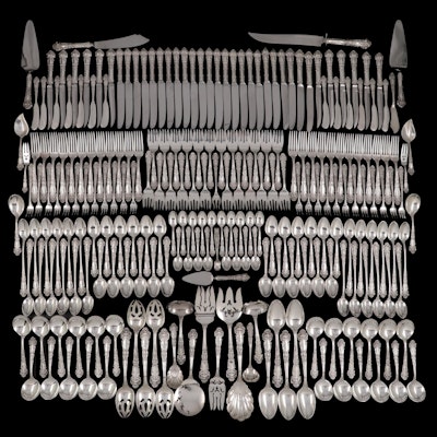 Reed & Barton "French Renaissance" Sterling Silver Flatware and Serving Utensils