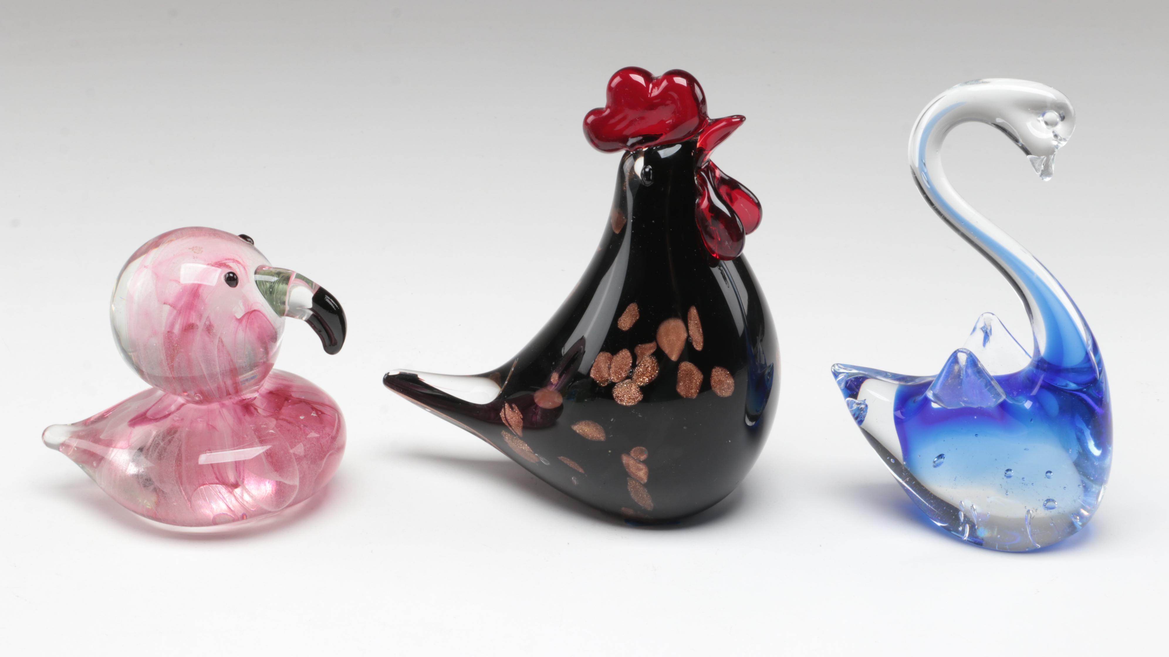 Robert Williams, Dynasty Gallery and Other Glass Animal Paperweights EBTH