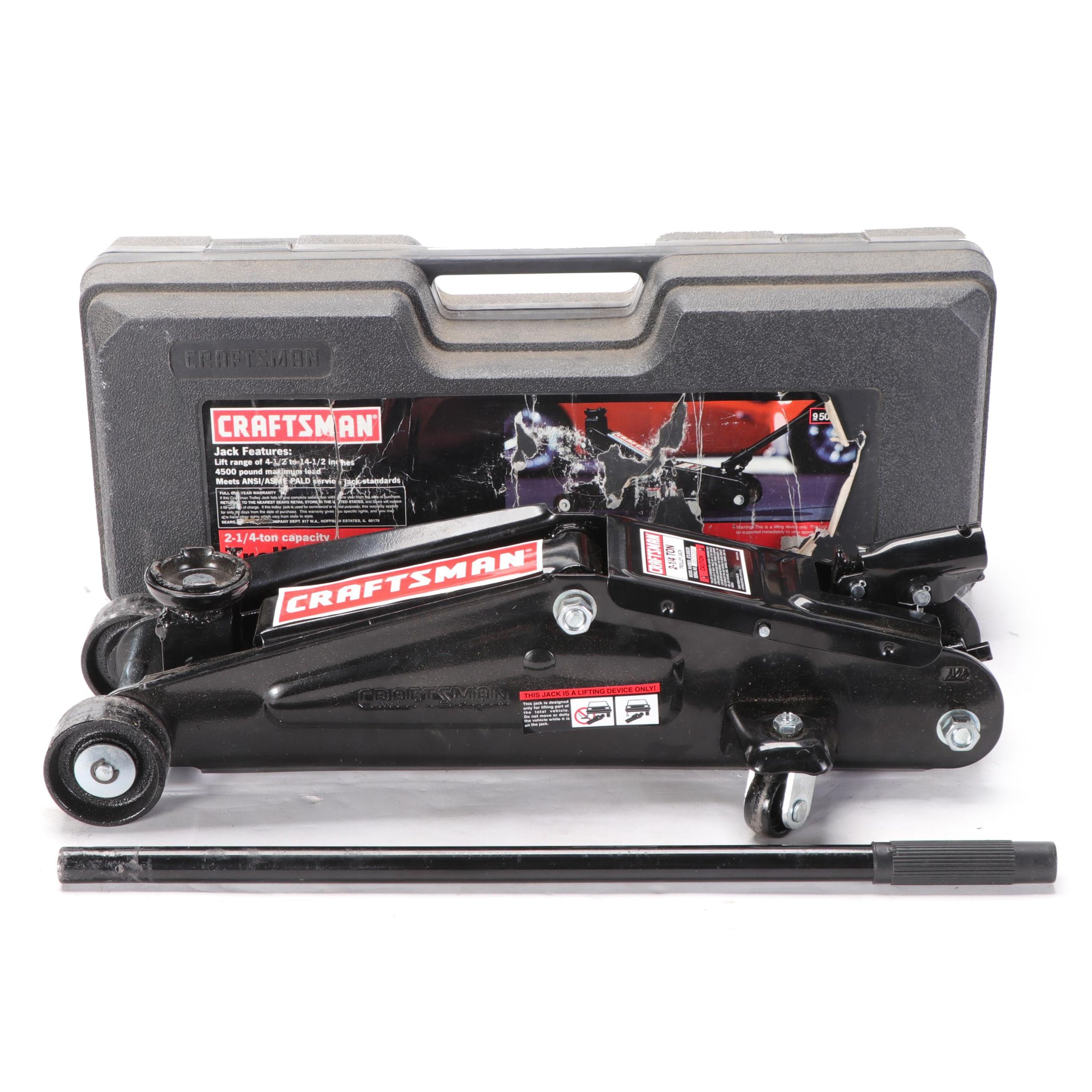Craftsman 21/4 Ton Trolley Jack with Case EBTH