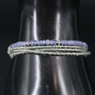 Sterling Silver Gemstone Bracelets