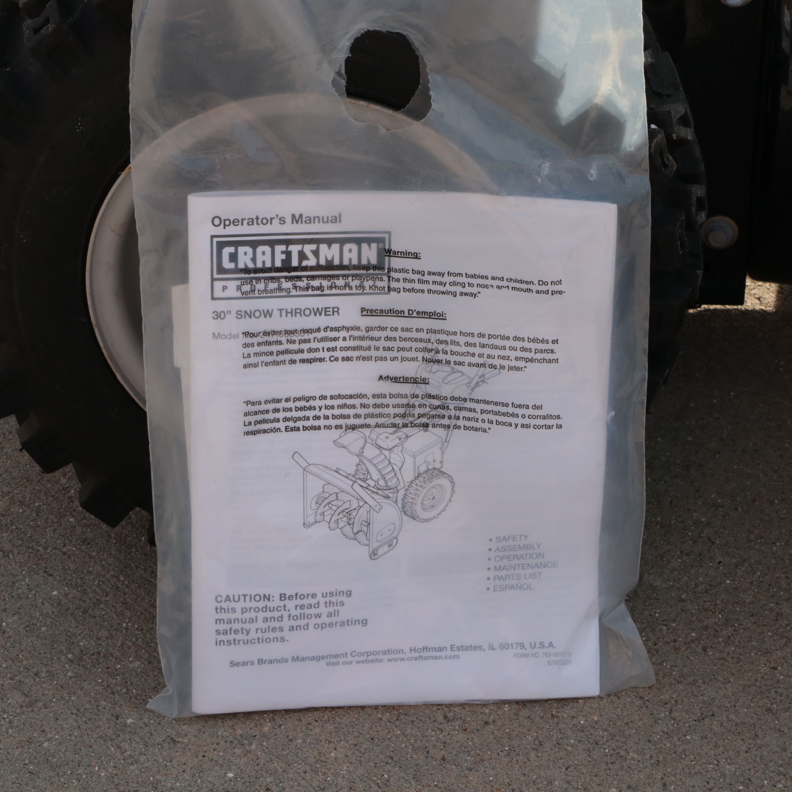 Craftsman Professional Series Snow blower EBTH