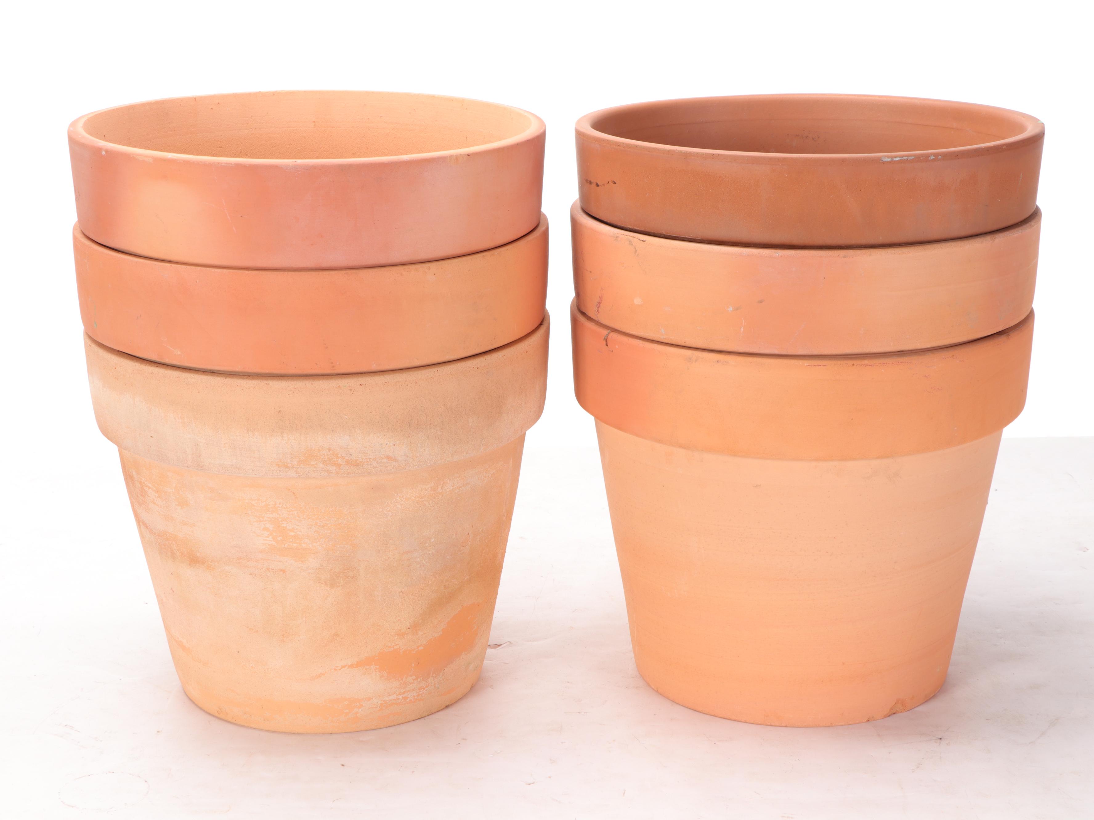 terracotta-planters-and-drip-trays-ebth