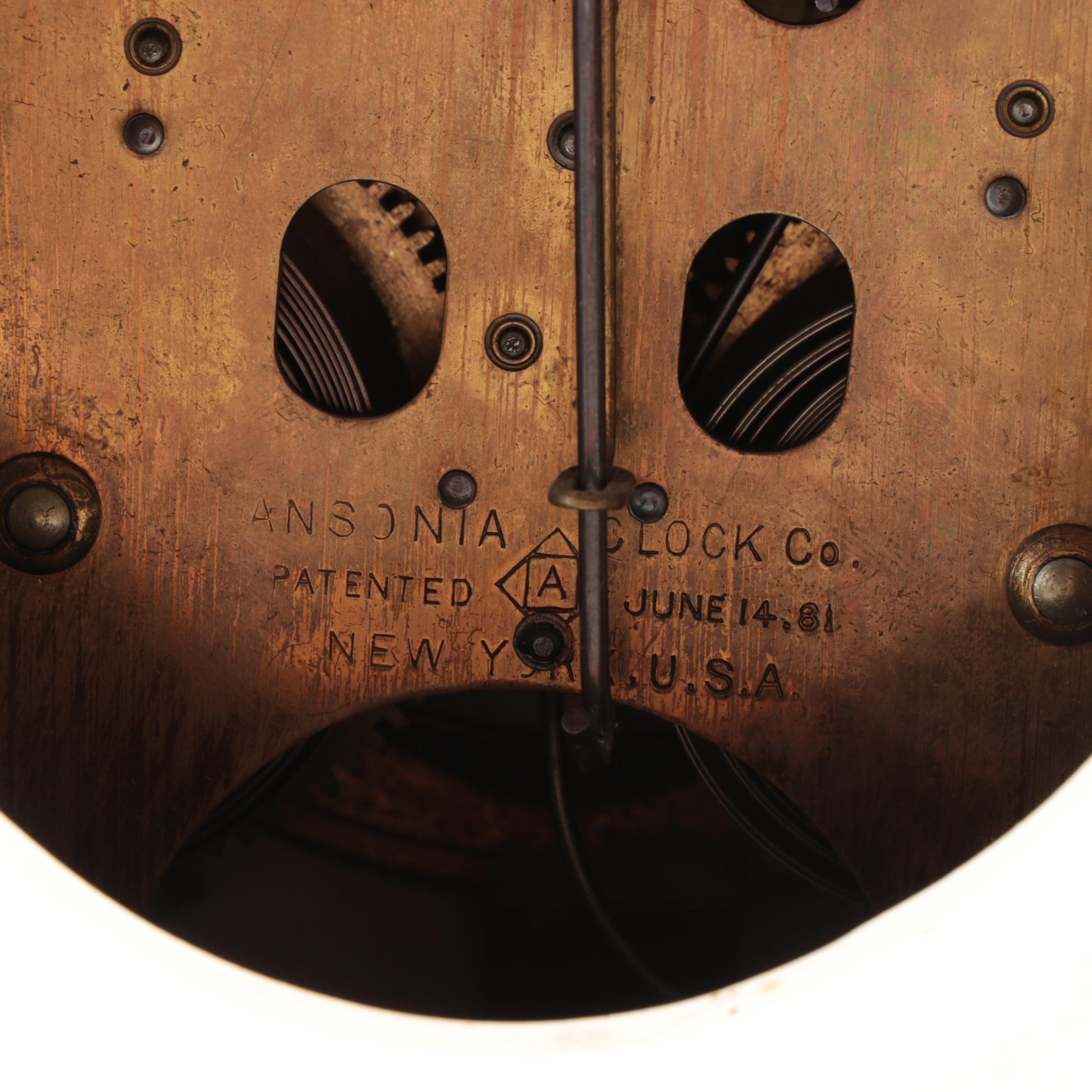 Ansonia Royal Bonn "La Mine" and Western Mfg. Co. Clocks EBTH