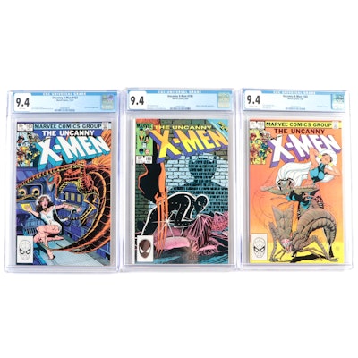 Modern, Bronze Age CGC Graded Marvel "Uncanny X-Men" Comic Books, 1982–1985