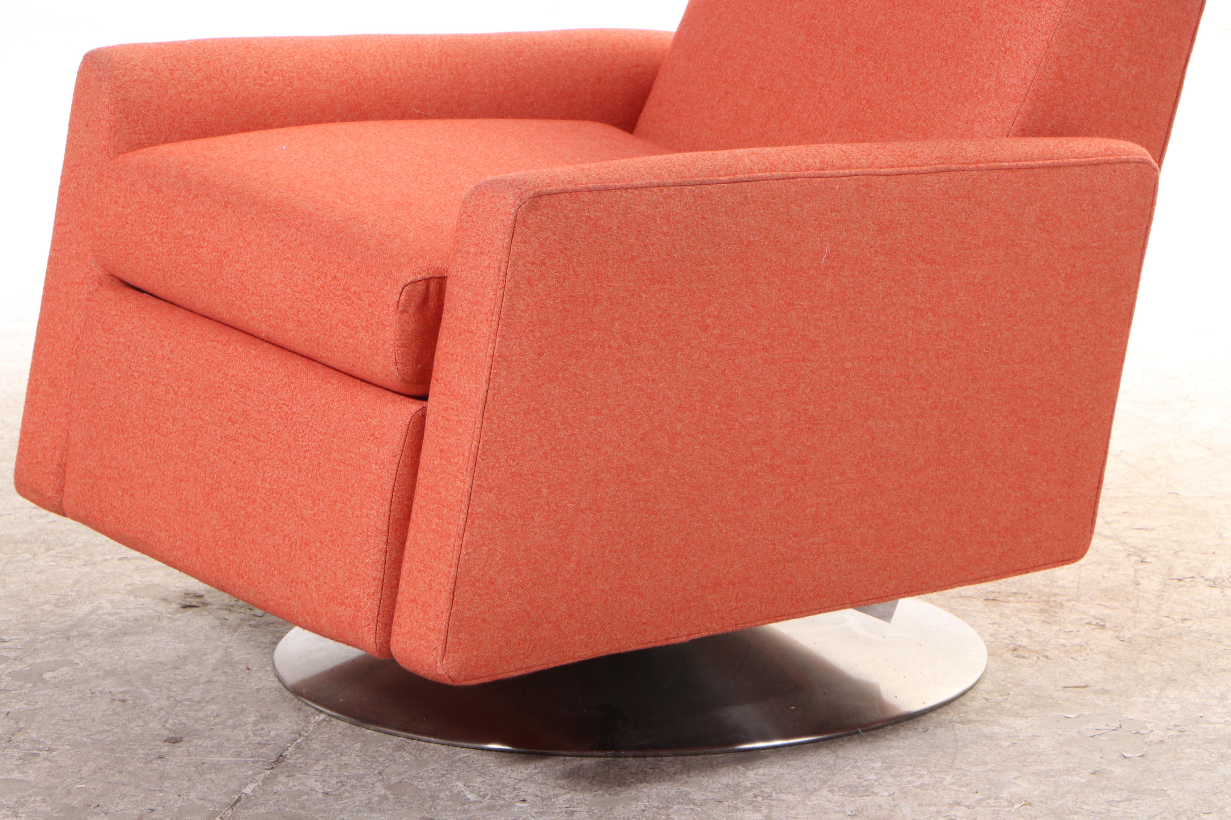 Mitchell Gold + Bob Williams "Tilton" Brushed Stainless Steel Swivel