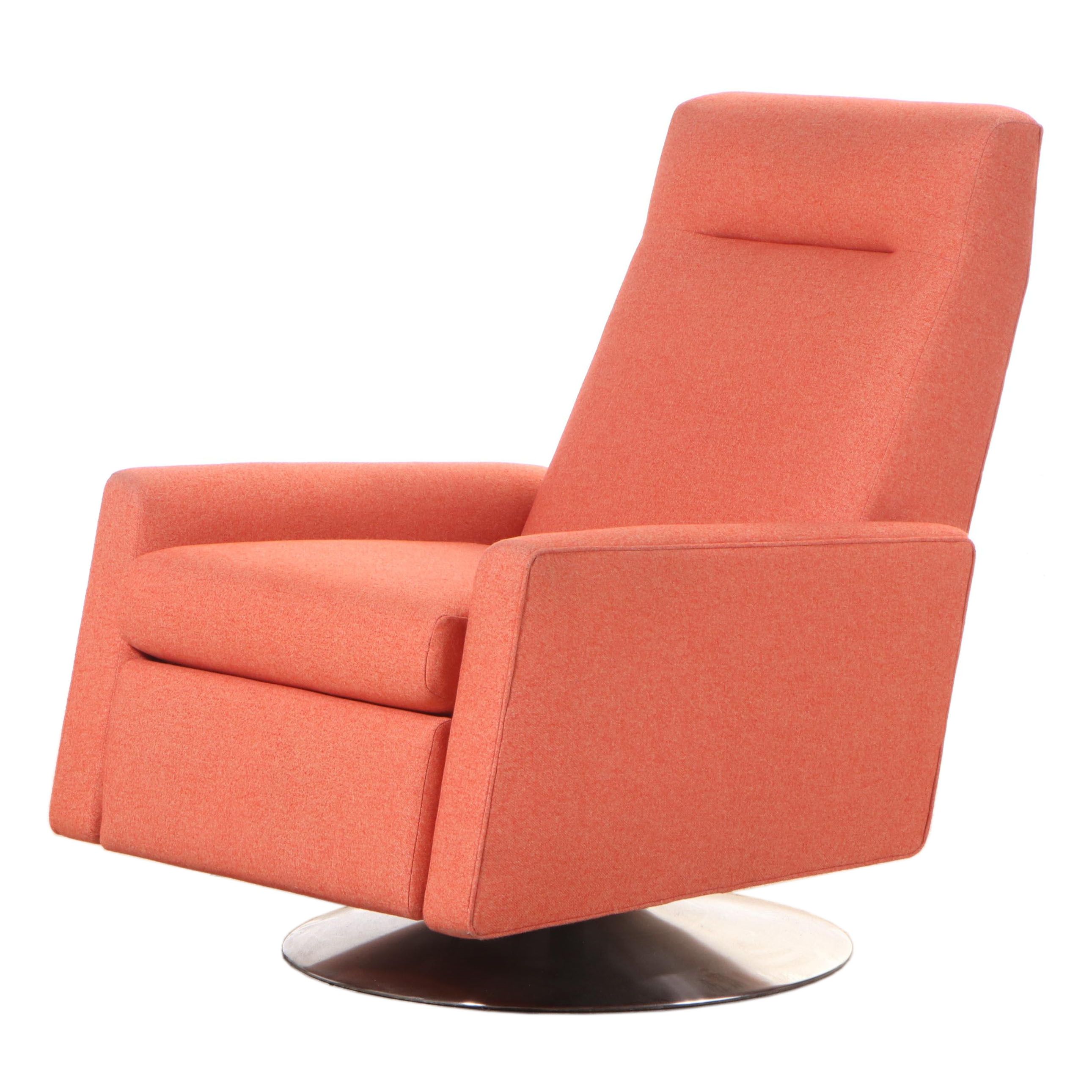 Mitchell Gold + Bob Williams "Tilton" Brushed Stainless Steel Swivel