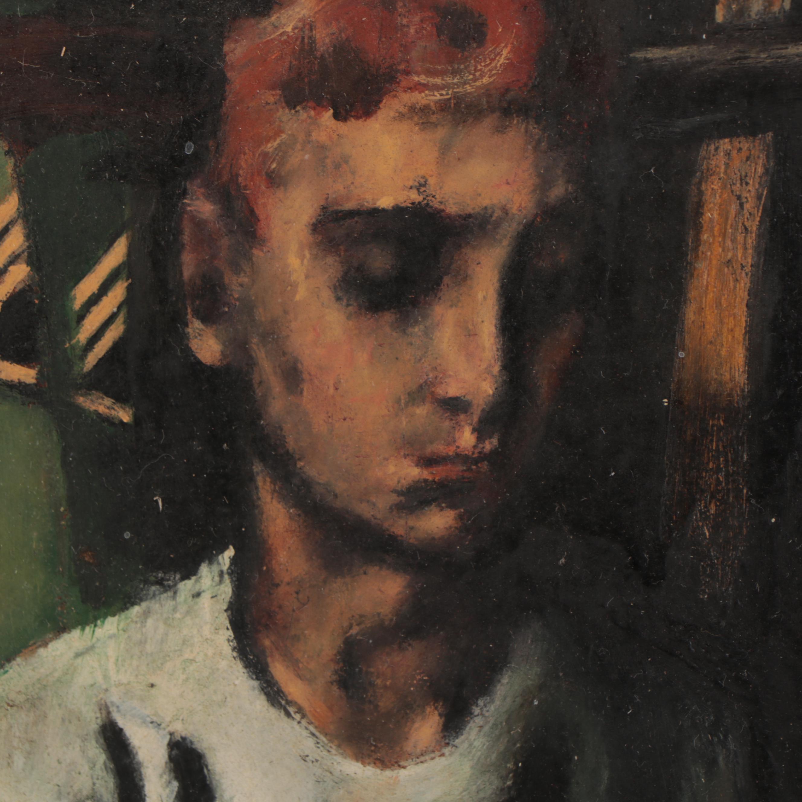 Jack Levine Figural Oil Painting EBTH