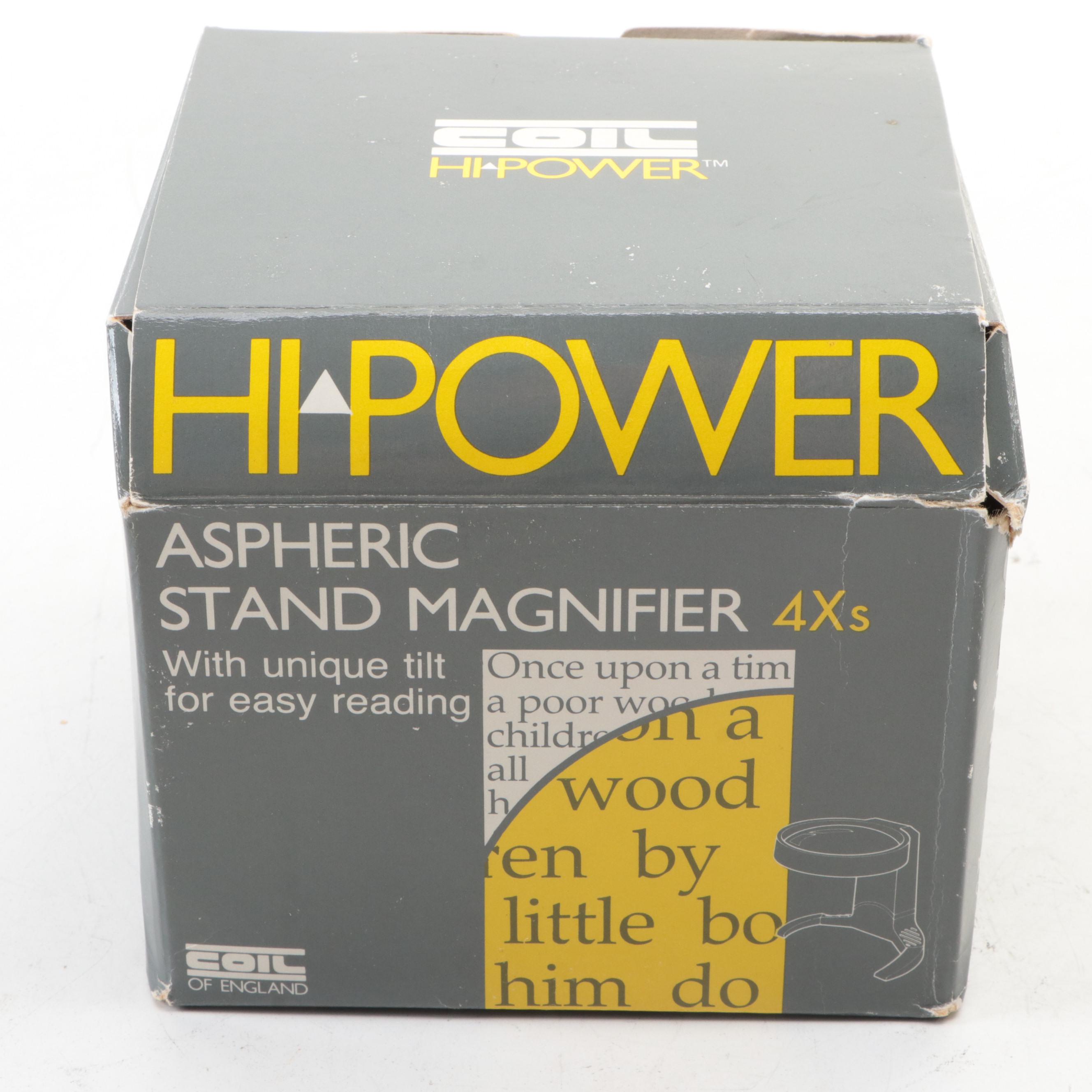 Coil HiPower Aspheric Stand Magnifiers EBTH