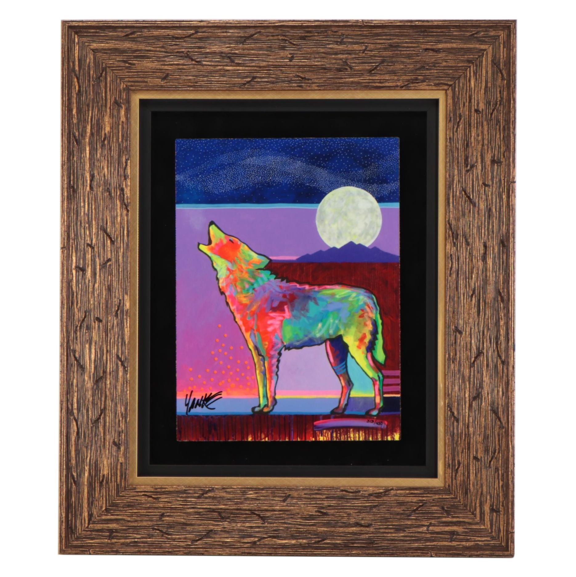 Tim Yanke Digital Print of Howling Wolf, Late 20th Century | EBTH