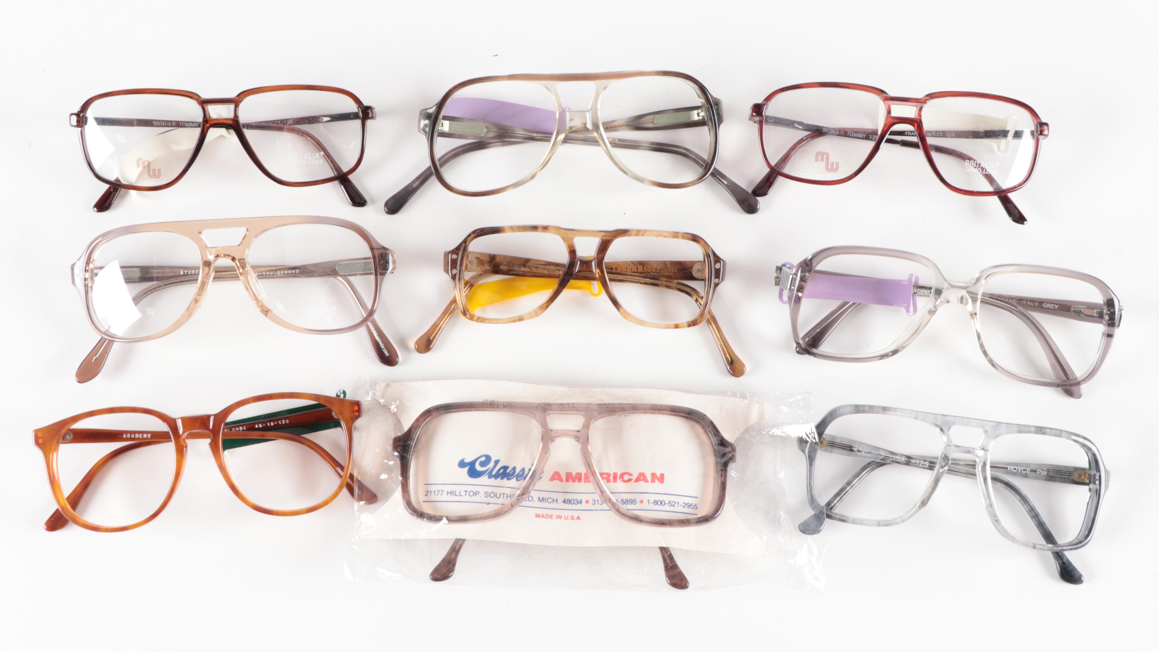 Demonstration Childrens Eyewear Frame Collection with Cases and