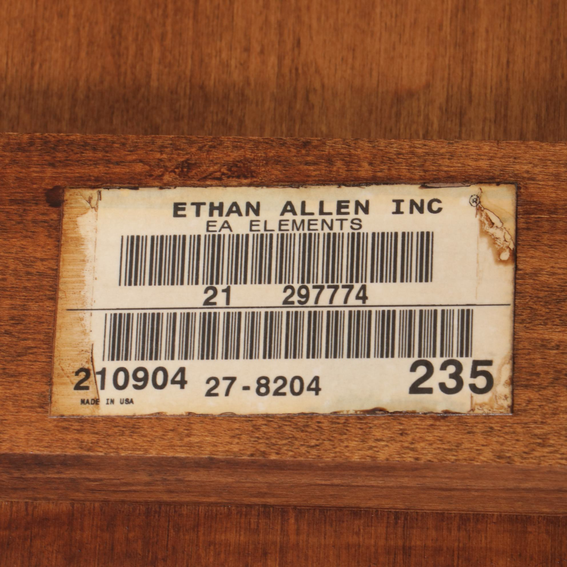 Ethan Allen "Elements" Maple Round Side Table | EBTH