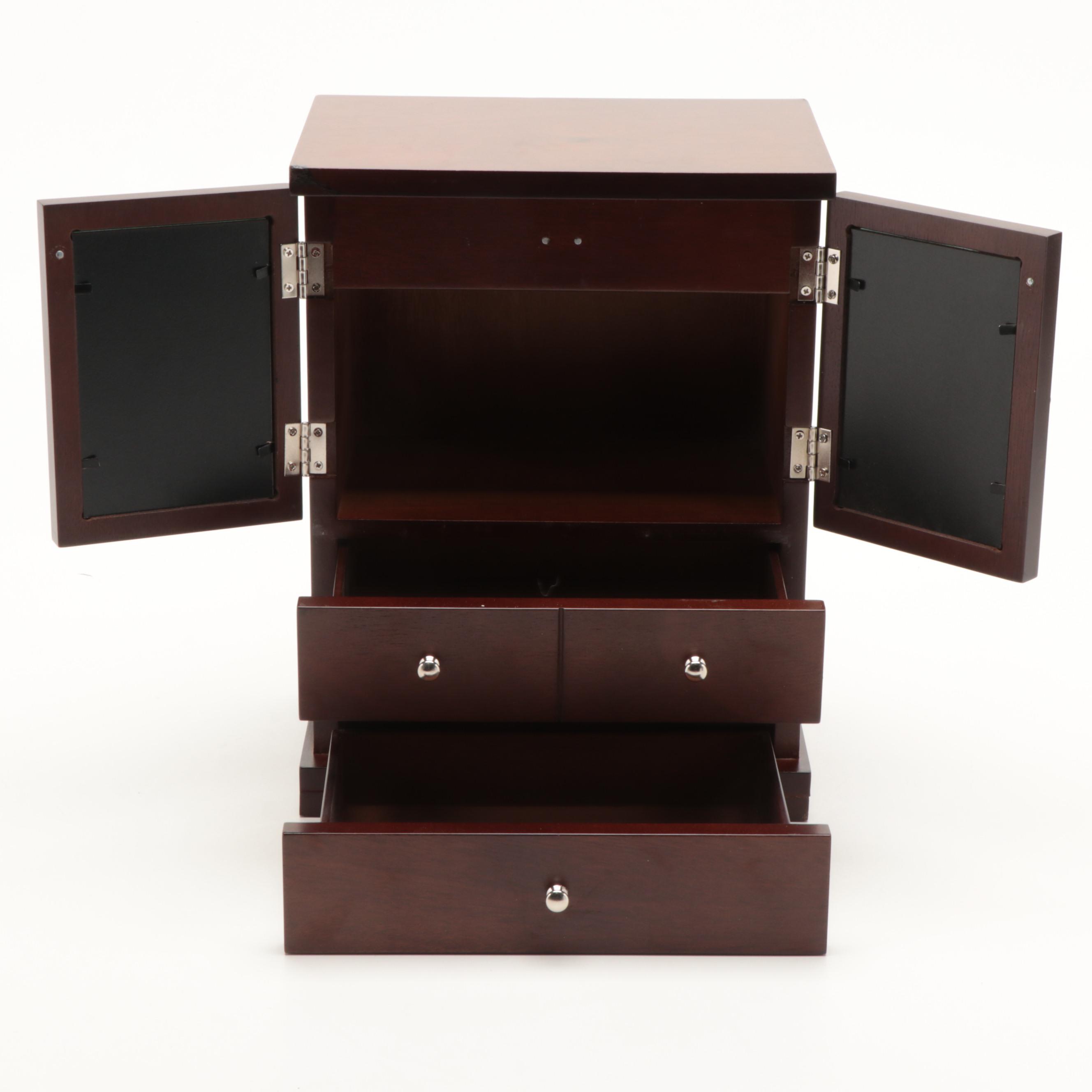 Cottage Garden Jewelry Box with Photo Frame Front EBTH