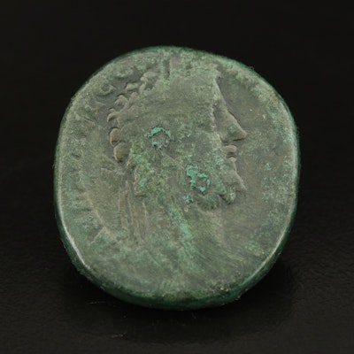Ancient Roman Imperial Sestertius of Commodus, ca. 192 AD