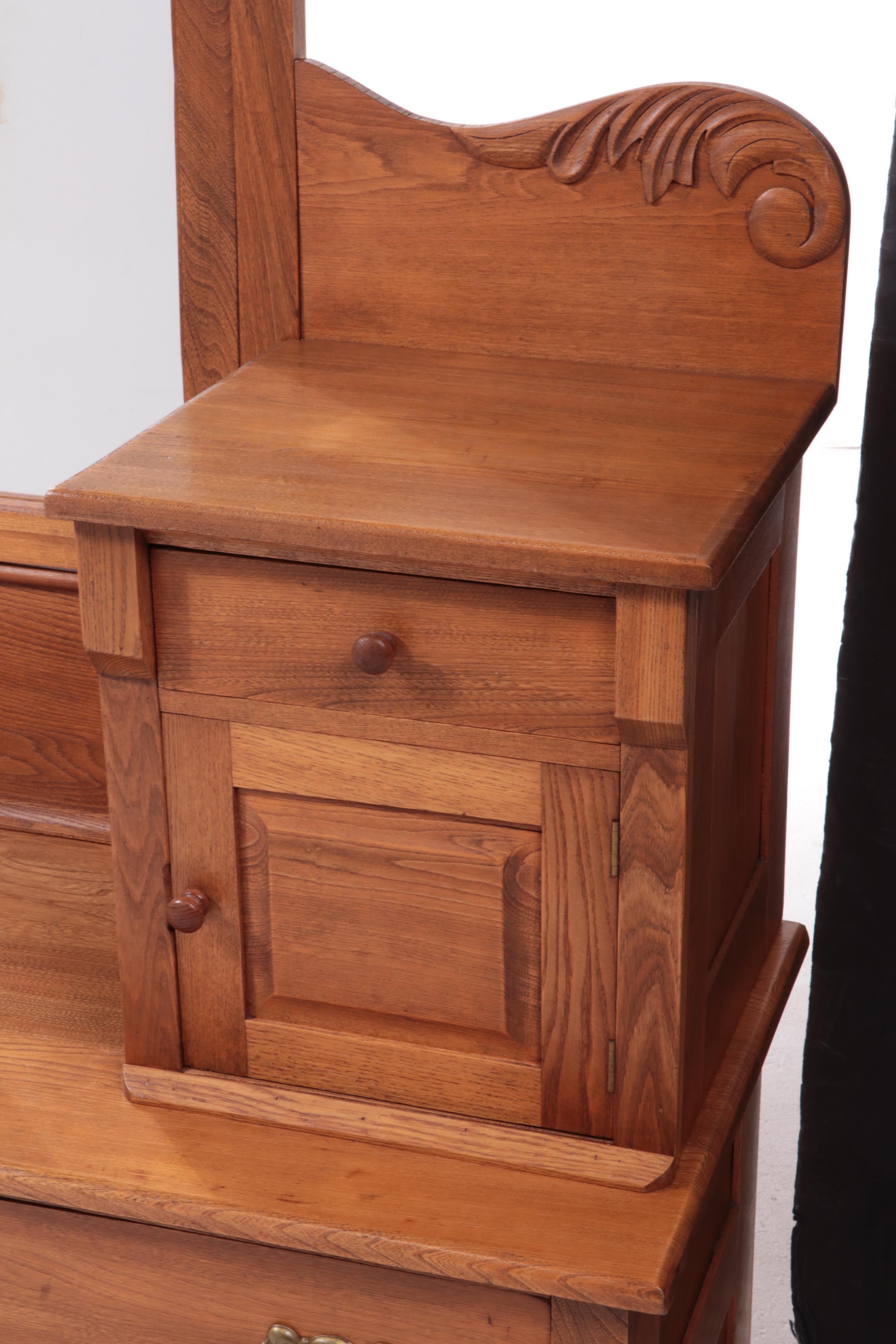 Late Victorian Ash Hat Box Dresser, circa 1900 EBTH