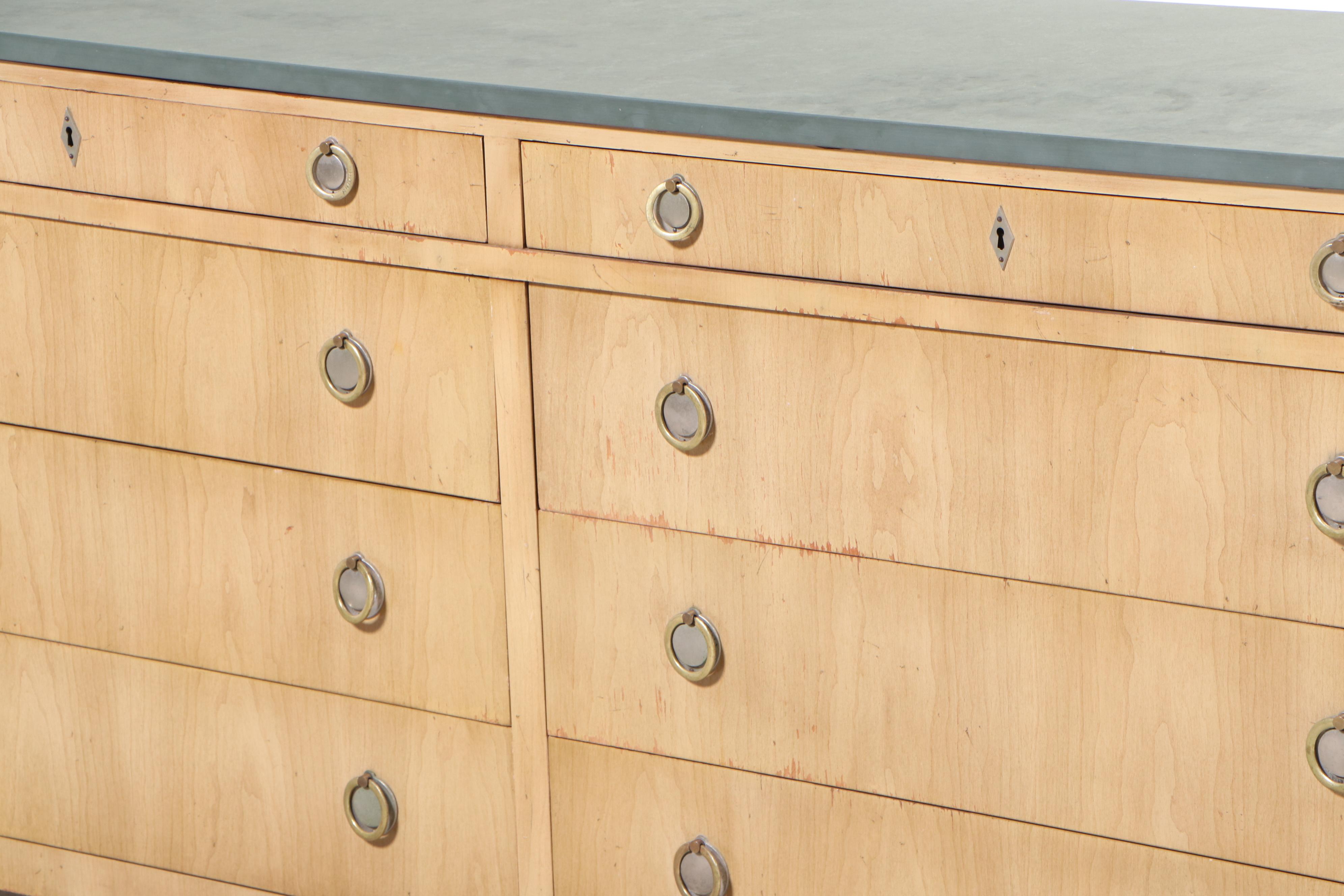 John Baltic Neoclassical Style Bleached Cherry Dresser with