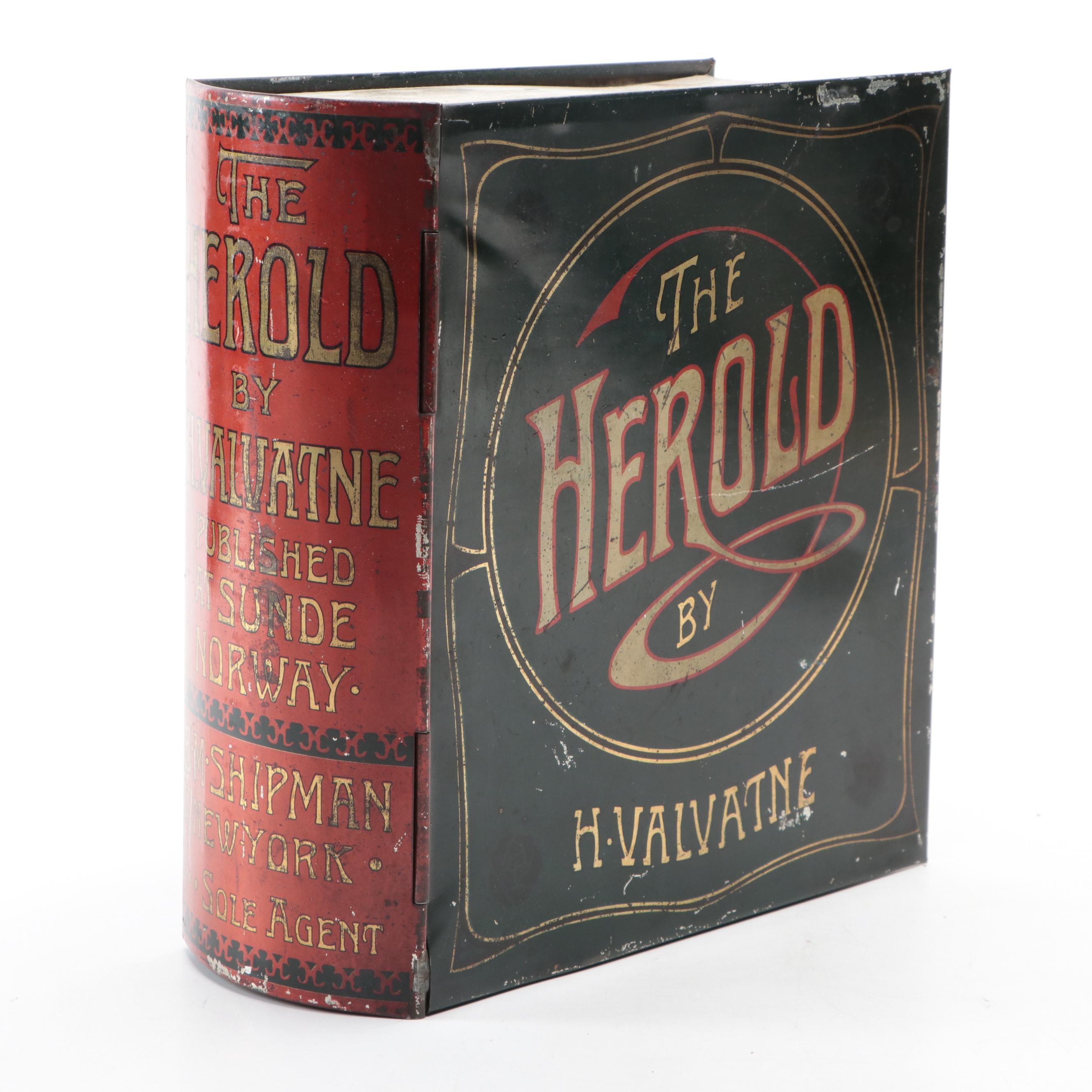 The Harold Smoked Sardines Book Tin, Early 20th Century EBTH