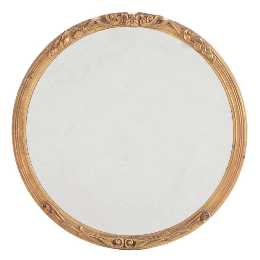 Neoclassical Style Giltwood and Composition Mirror, Early 20th Century