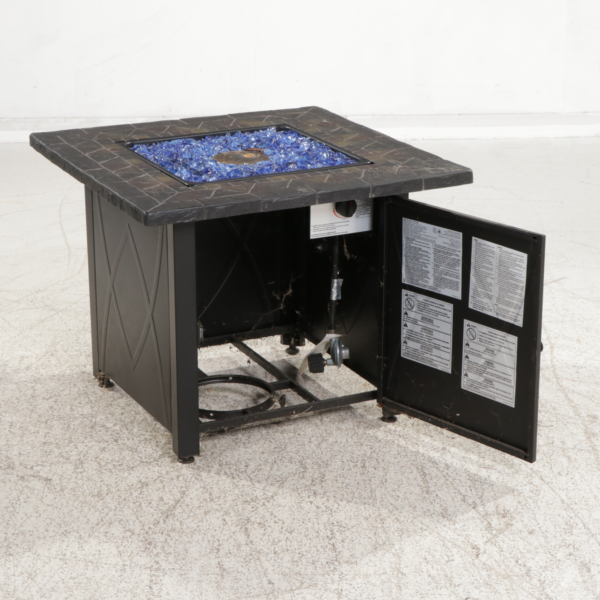 Mr. Bar-B-Q Propane Patio Fire Pit Table, 21st Century | EBTH