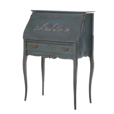 Late Victorian Painted Slant-Front Desk, circa 1900