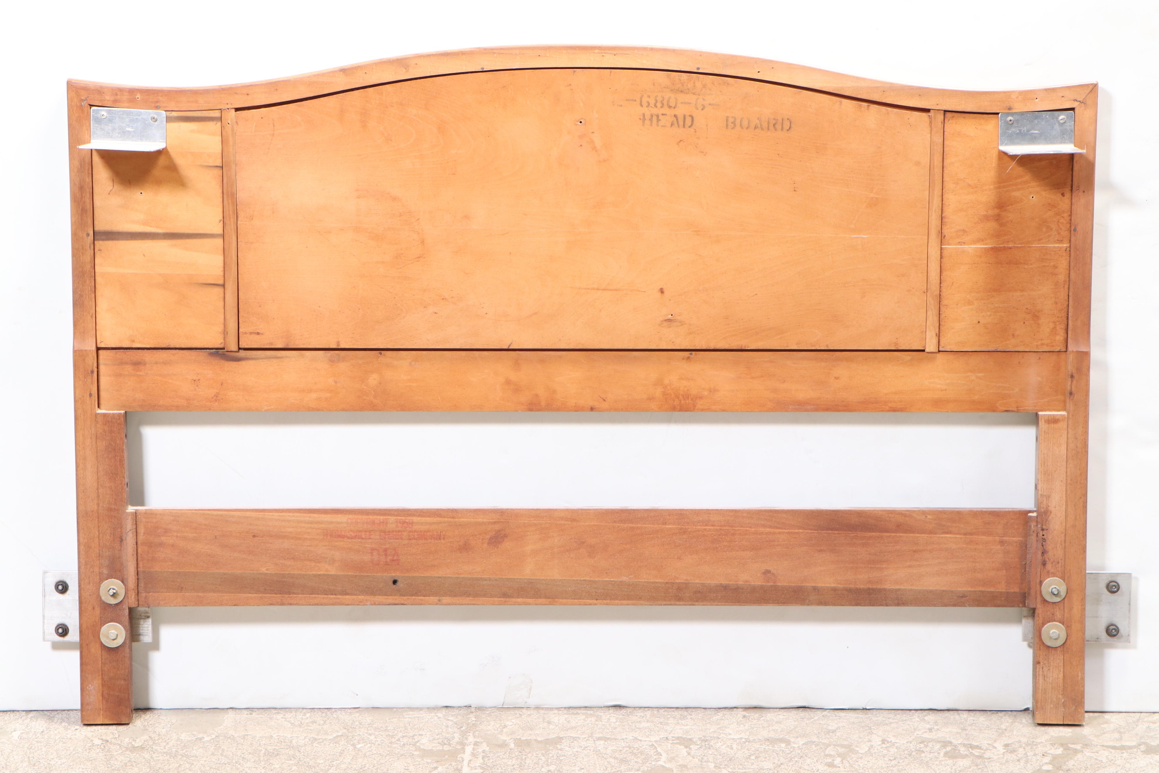 Thomasville "Horizon" Moroccan Style Pecan Full Size Headboard EBTH