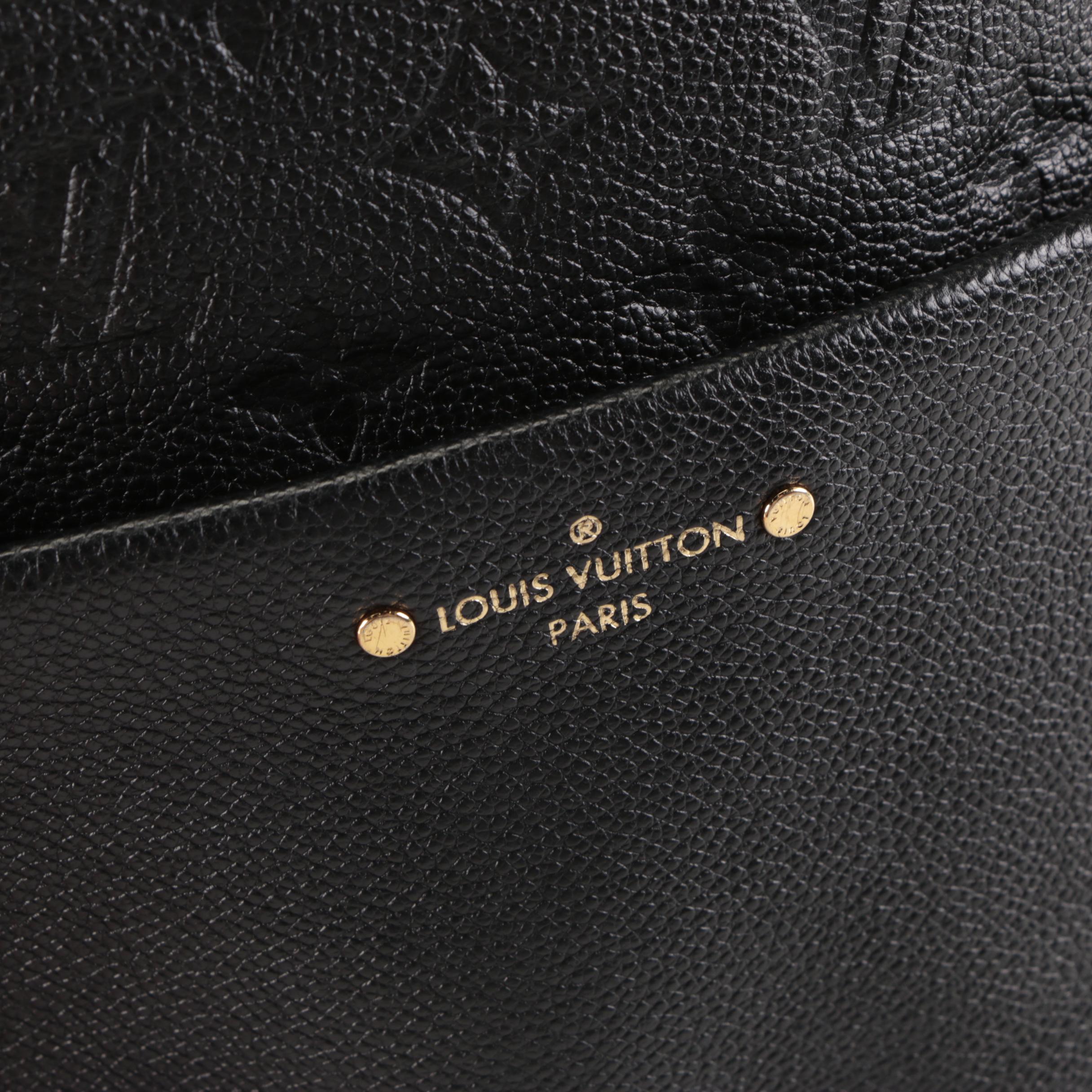 Louis Vuitton Sorbonne Backpack in Black Monogram Empreinte Leather EBTH