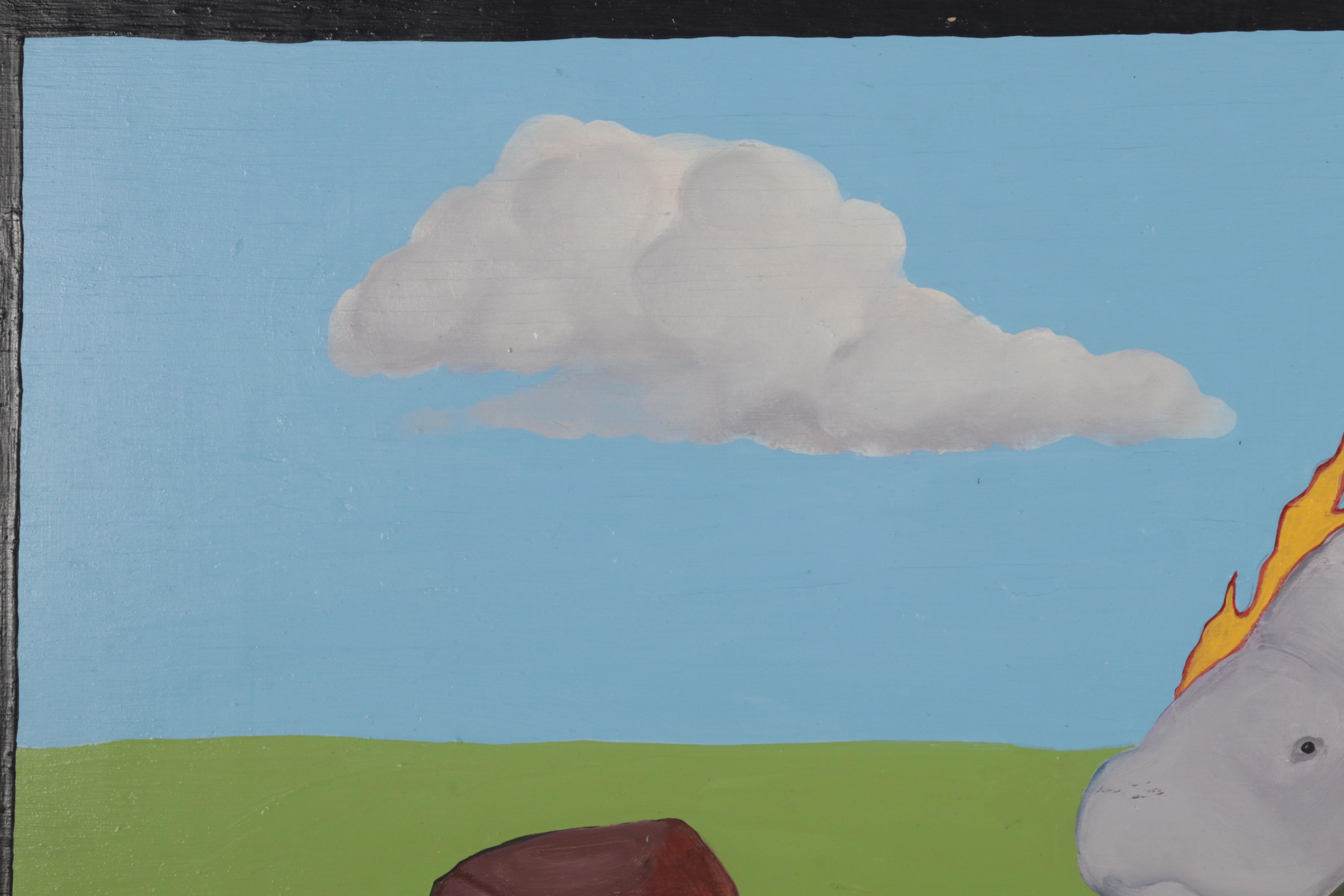 Paul Volker Mixed Media Painting "Oh! The Huge Manatee!," 2000 | EBTH