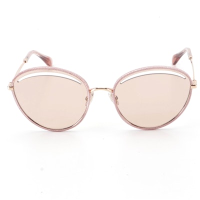 Jimmy Choo Malya/S Modified Cat Eye Style Sunglasses with Case