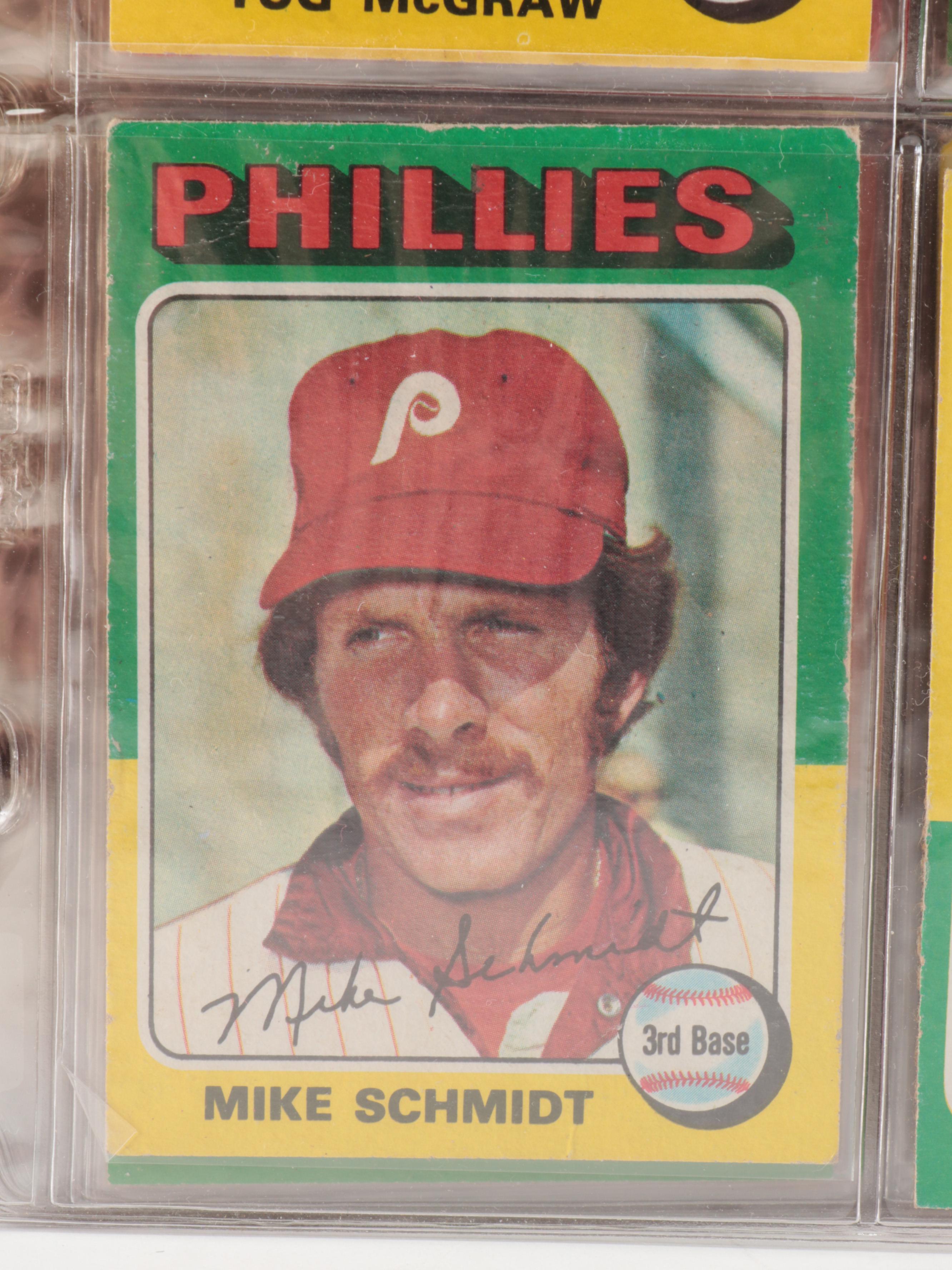 1975 Topps Baseball Cards Complete Set with Brett, Yount, Ryan, Carter