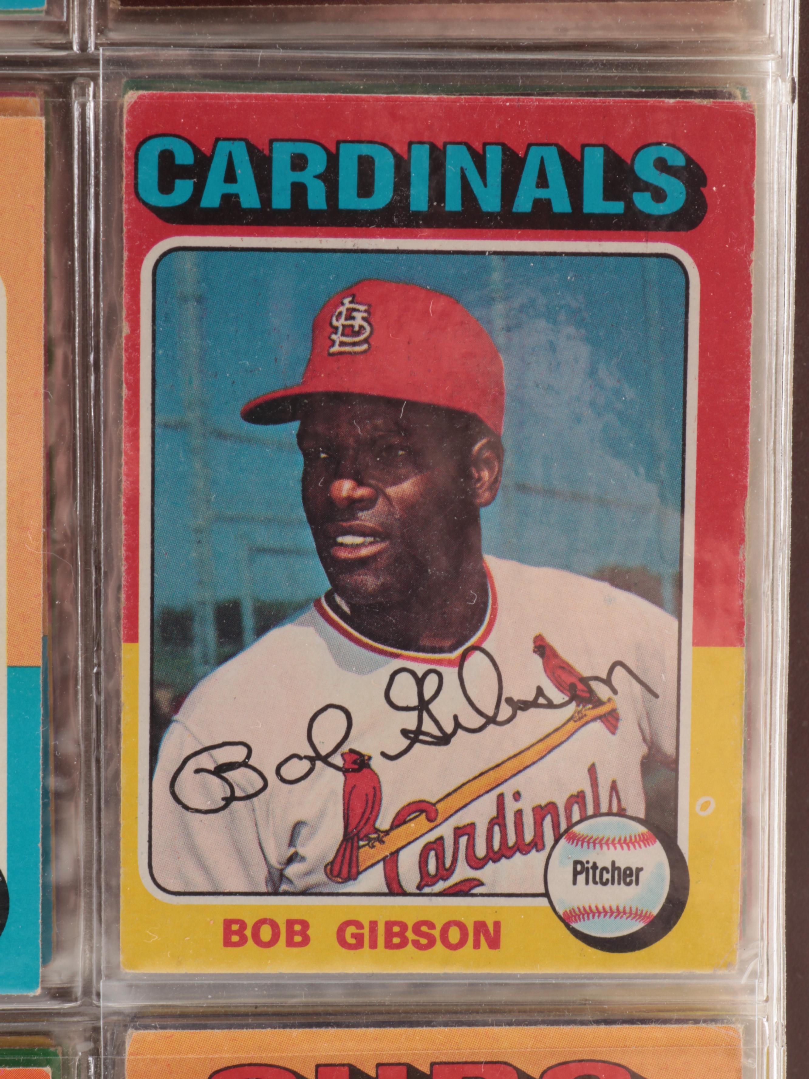 1975 Topps Baseball Cards Complete Set with Brett, Yount, Ryan, Carter