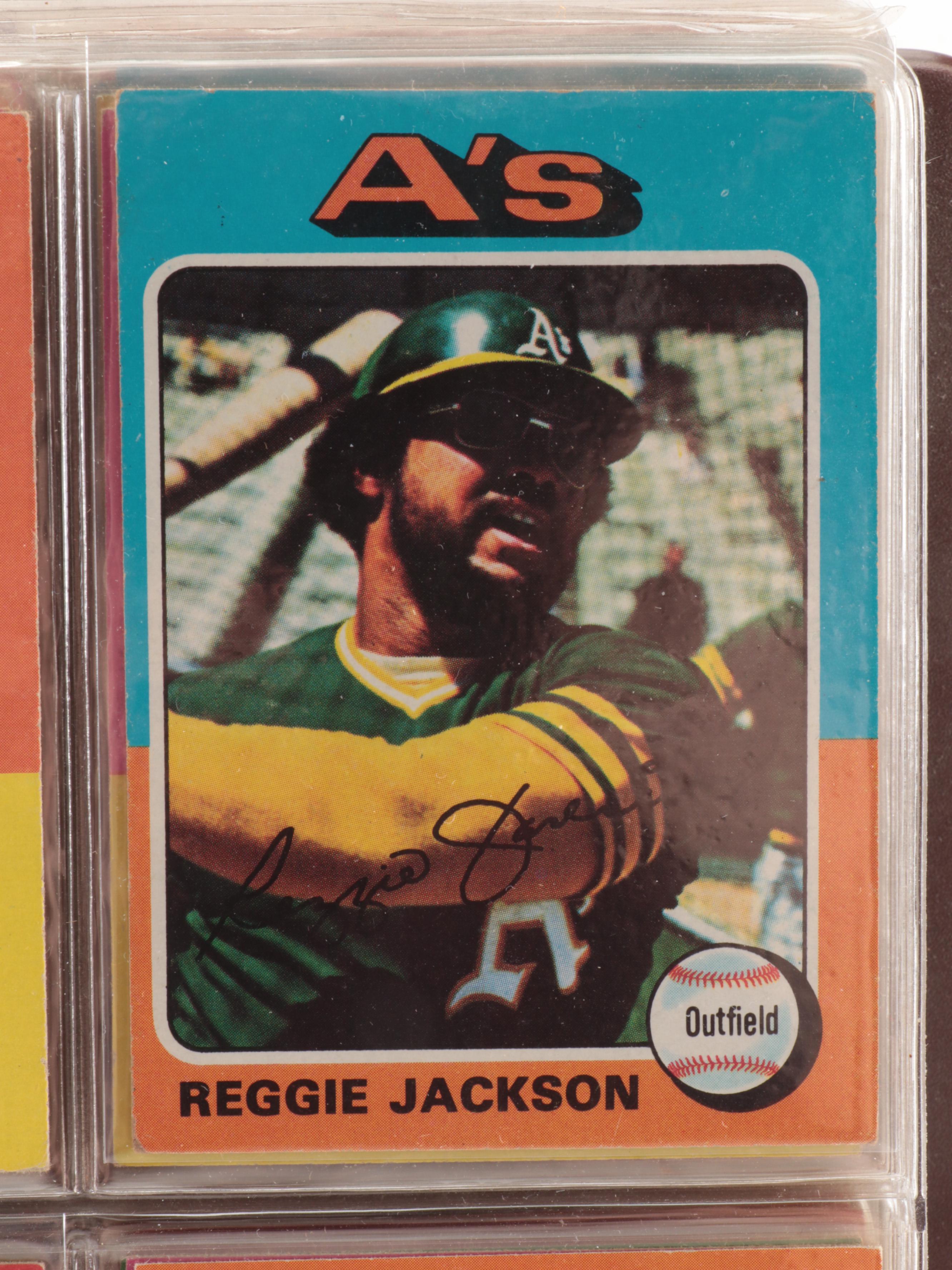 1975 Topps Baseball Cards Complete Set with Brett, Yount, Ryan, Carter