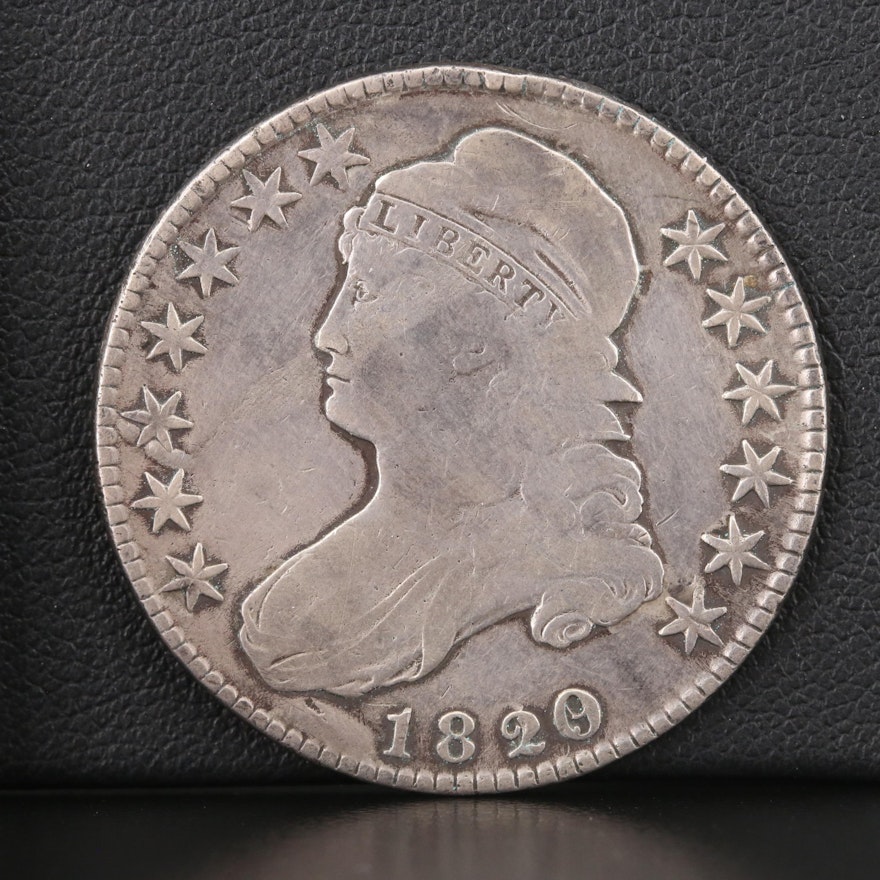 1820/19 Capped Bust Silver Half Dollar