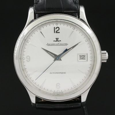 Jaeger LeCoultre Master Control Automatique Stainless Steel with Date Wristwatch