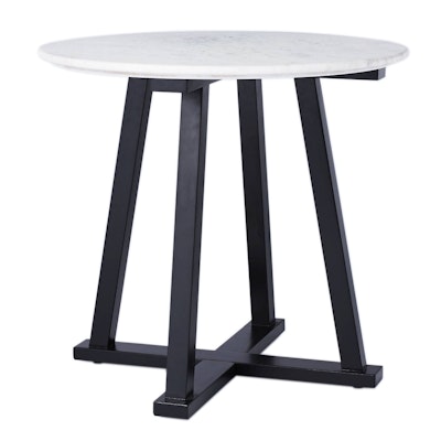 Threshold with Studio McGee Round Marble Top Accent Table