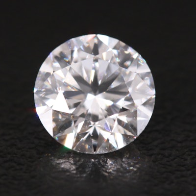 Loose 2.00 CT Lab Grown Round Brilliant Cut Diamond with IGI Report
