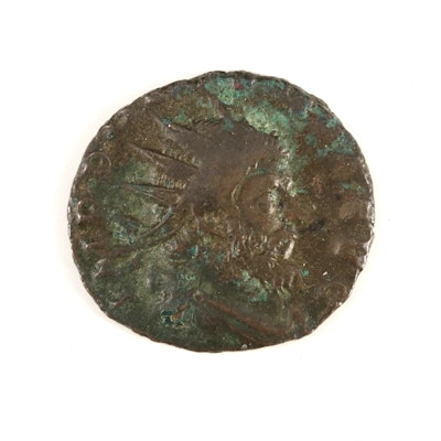 Ancient Roman Imperial AE Antoninianus Coin of Postumus, ca. 260 AD