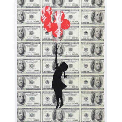 Death NYC Pop Art Graphic Print Homage to Banksy, 2020