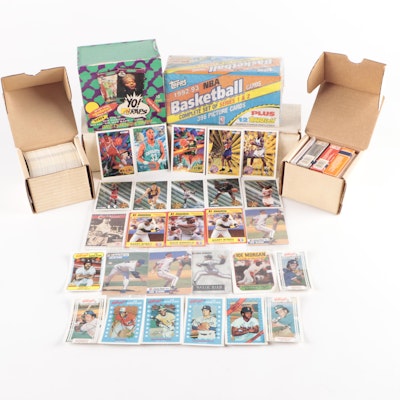 Topps, More, Baseball, Basketball, Yo! Raps, Trading Cards, Sealed Set, 1990s