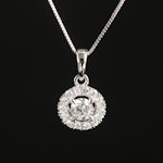 14K 0.52 CTW Lab Grown Diamond Pendant Necklace